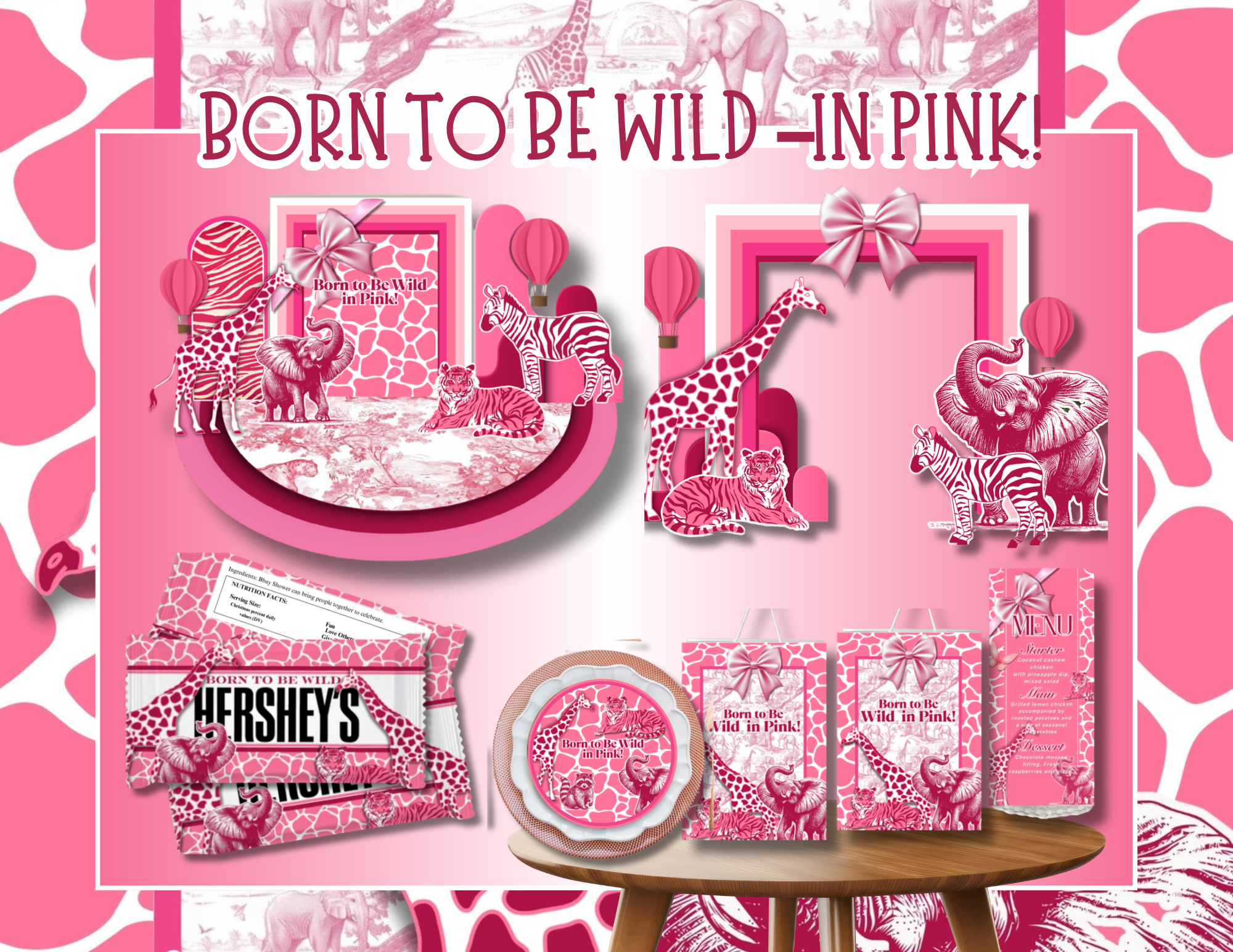 Luxury Baby Shower Bundle  - 15 Templates