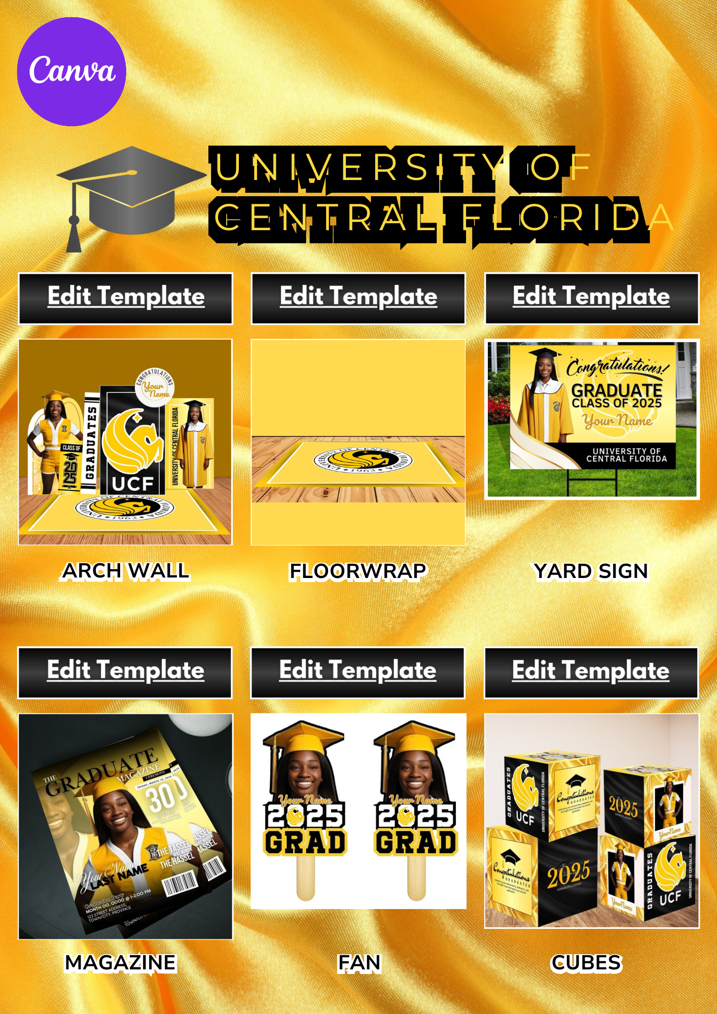 Lux Grad Party Design Collection - 17 Templates