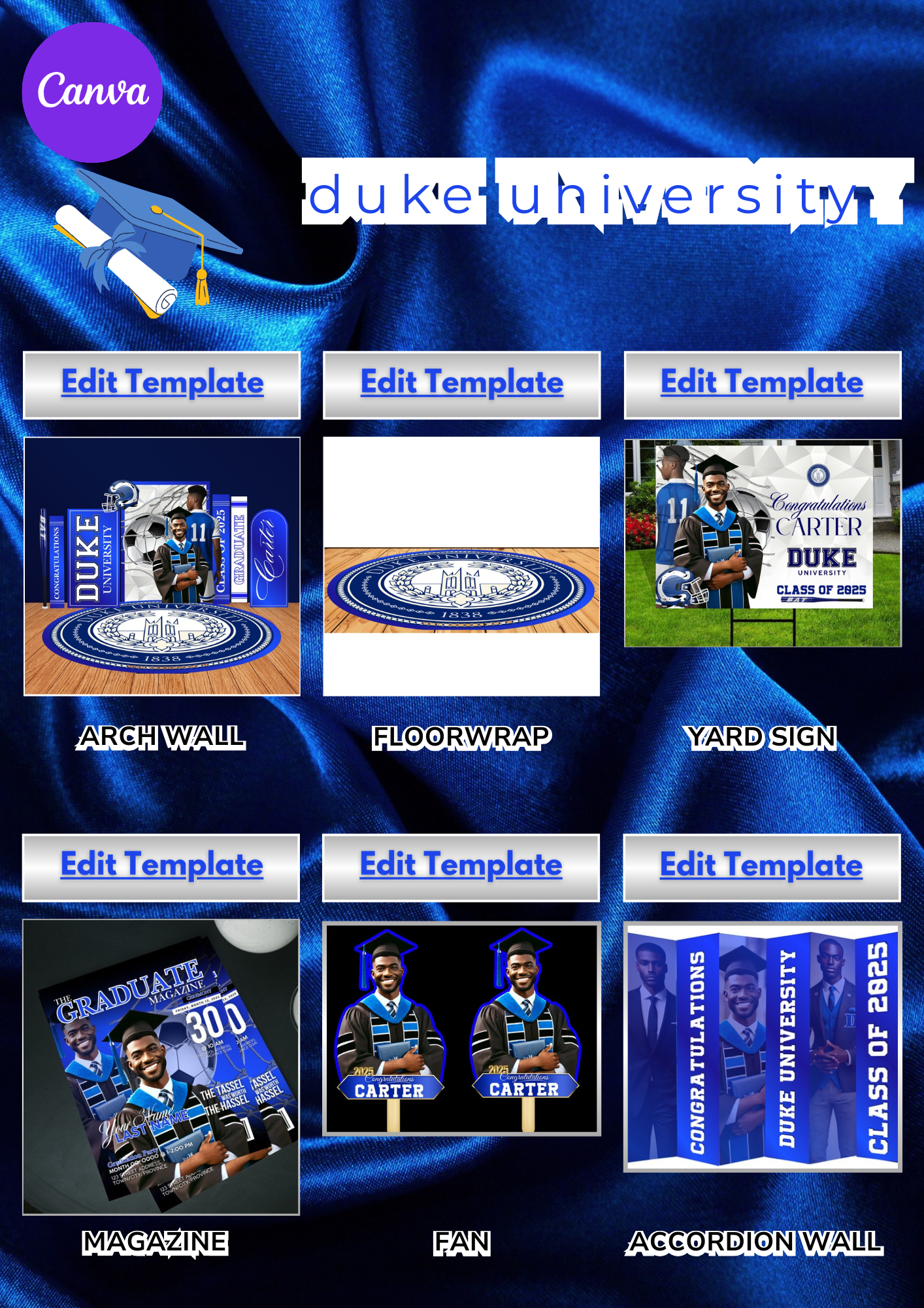 Lux Grad Party Design Collection - 17 Templates