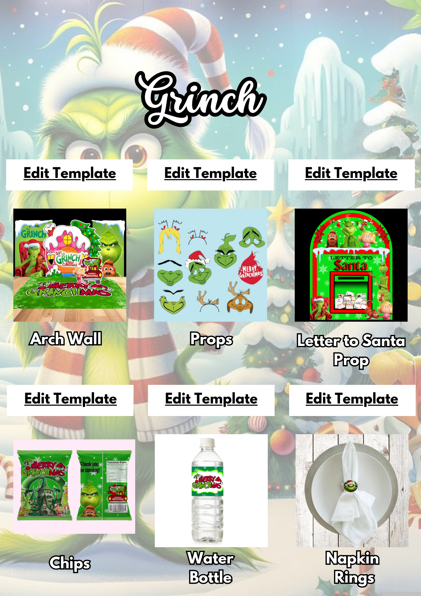 Mega Holiday Bundle - 24 Templates