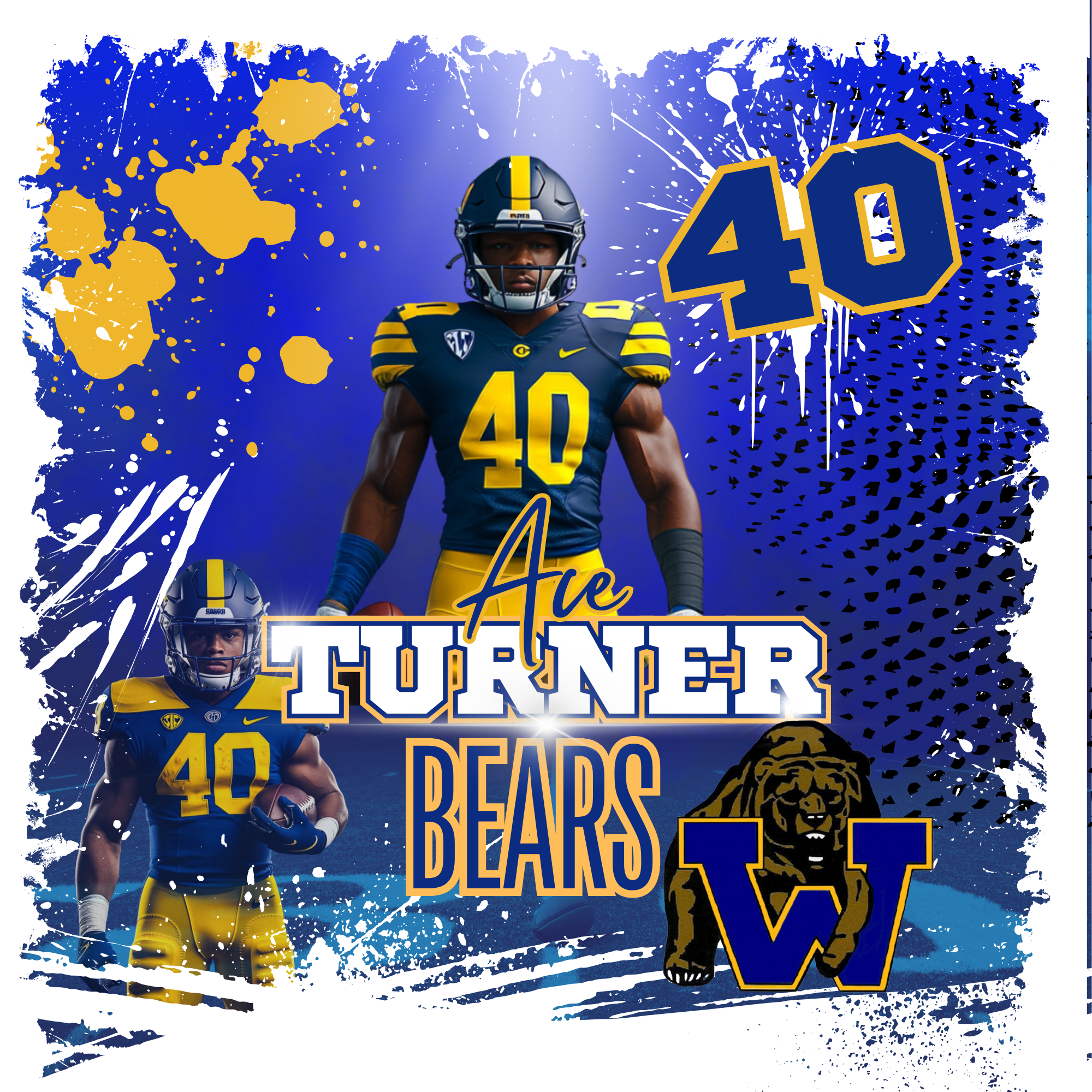 Football Digital Editable Canva Designs – 30 Templates