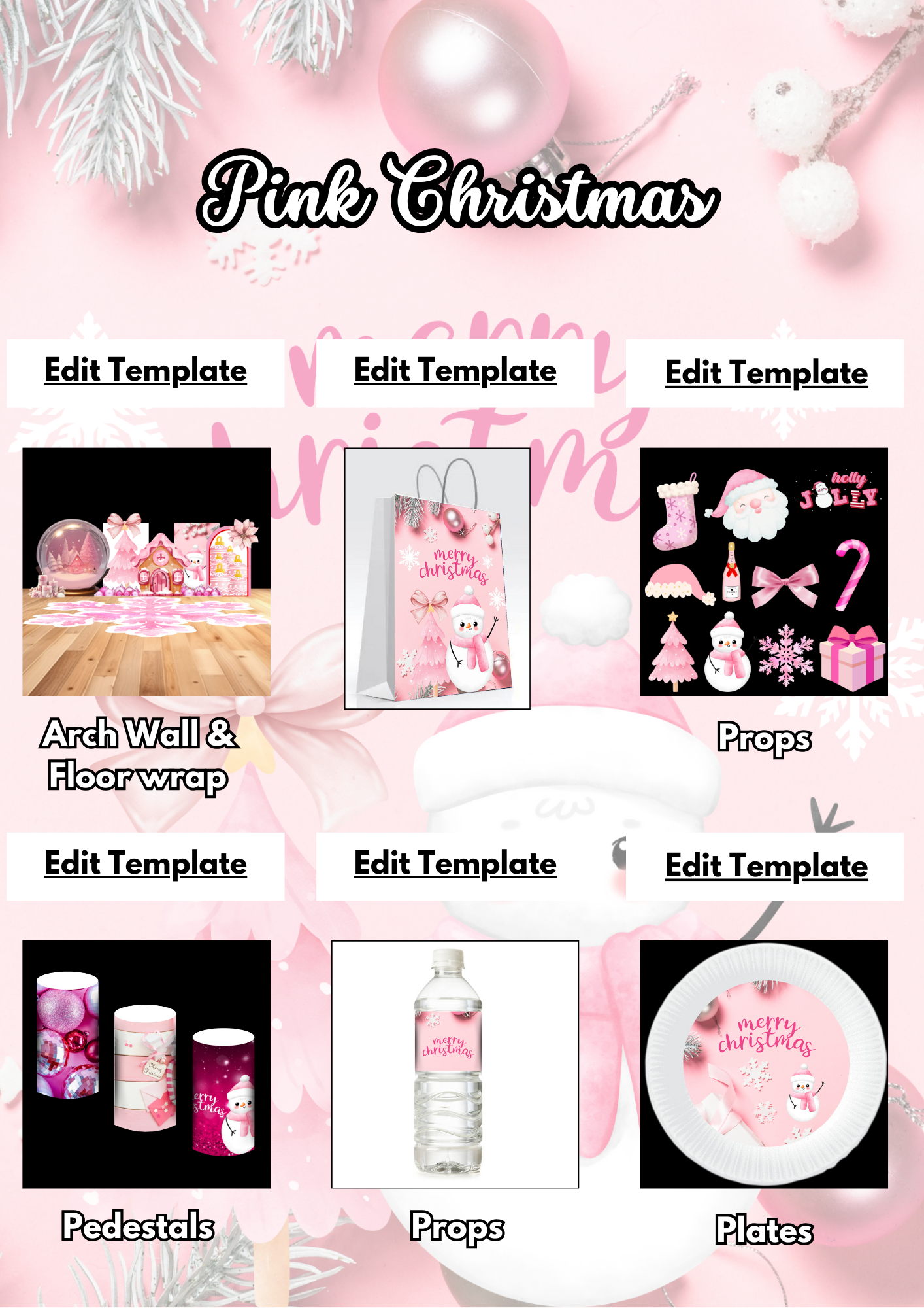 Mega Holiday Bundle - 24 Templates