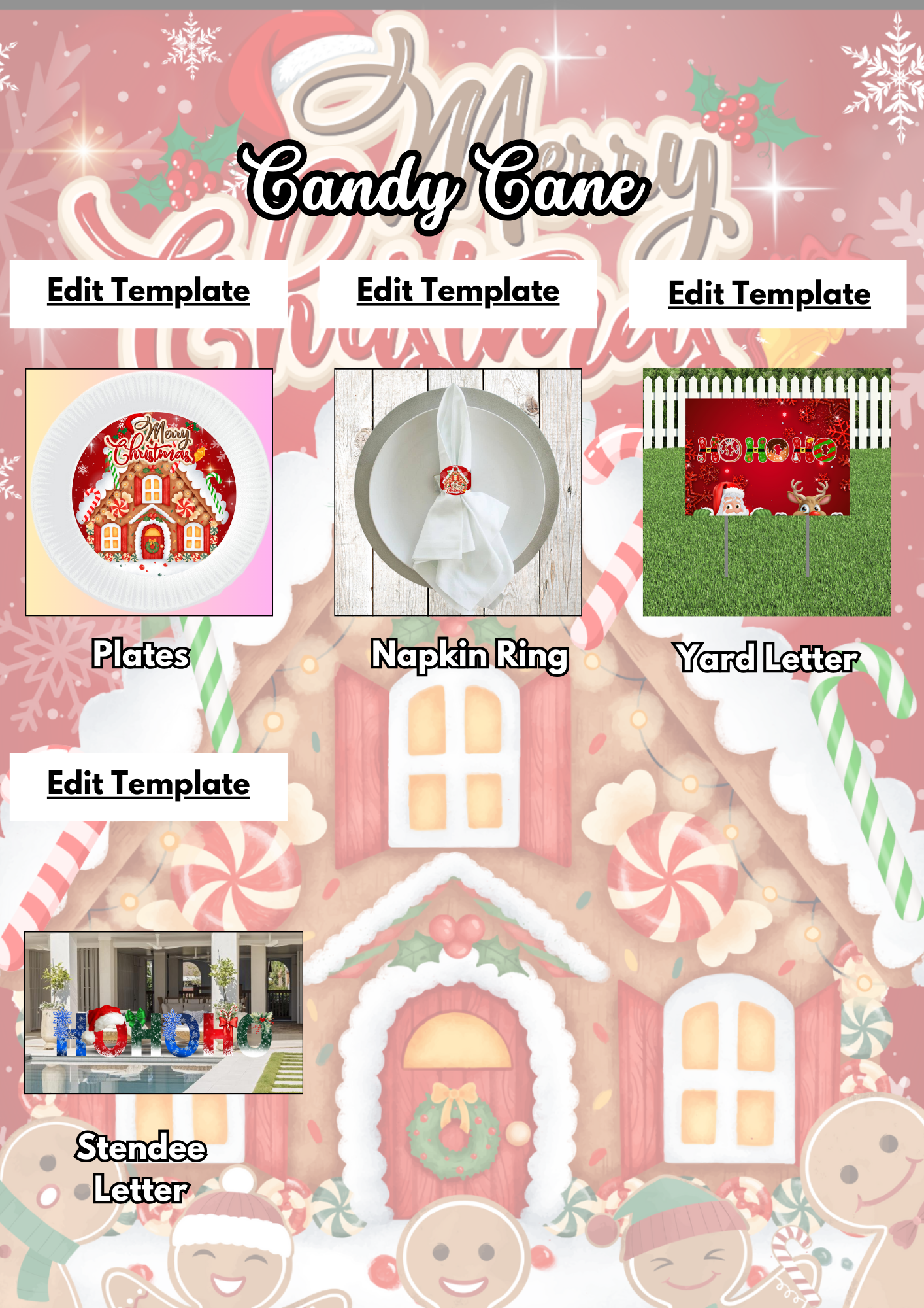 Mega Holiday Bundle - 24 Templates