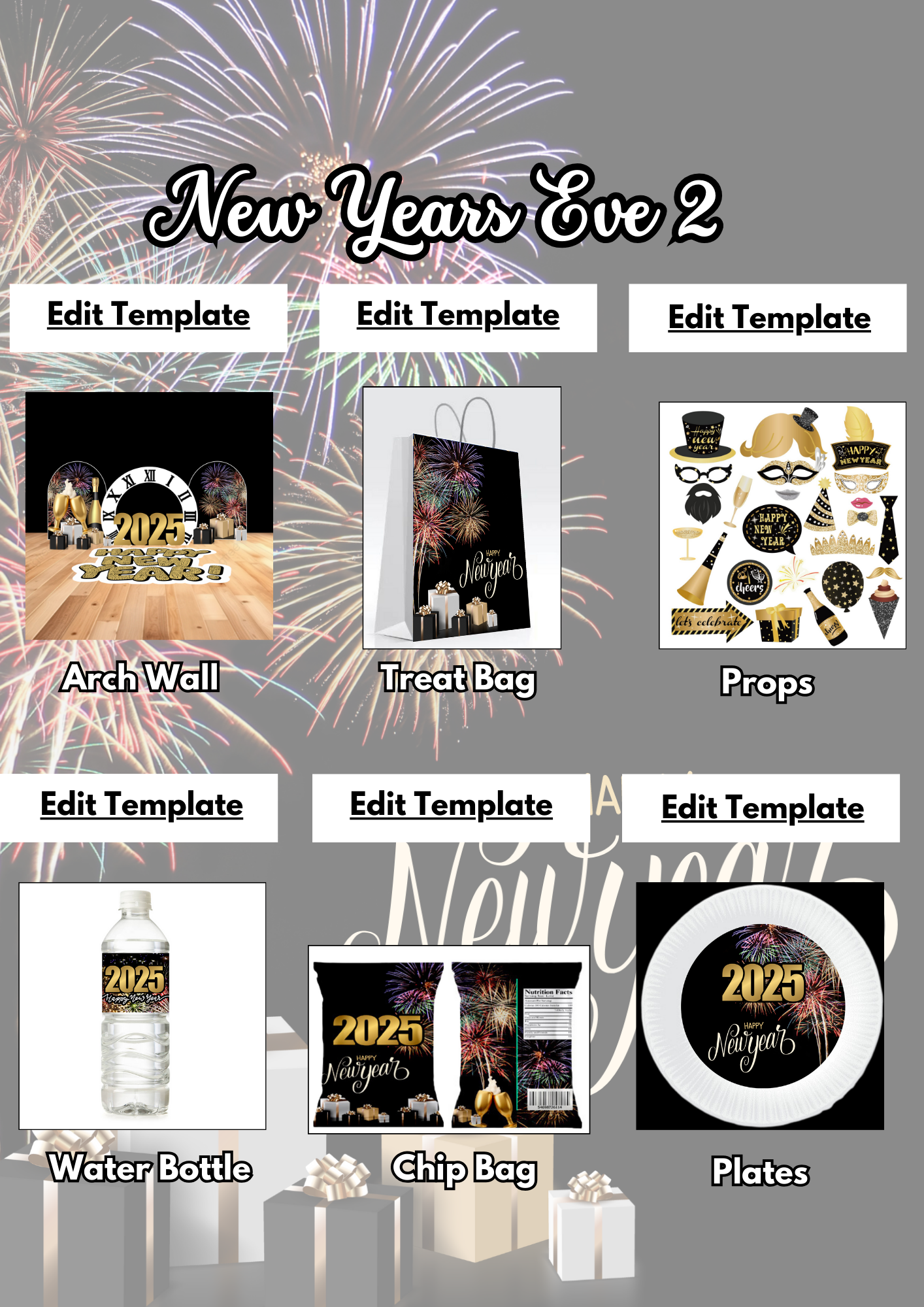 Mega Holiday Bundle - 24 Templates