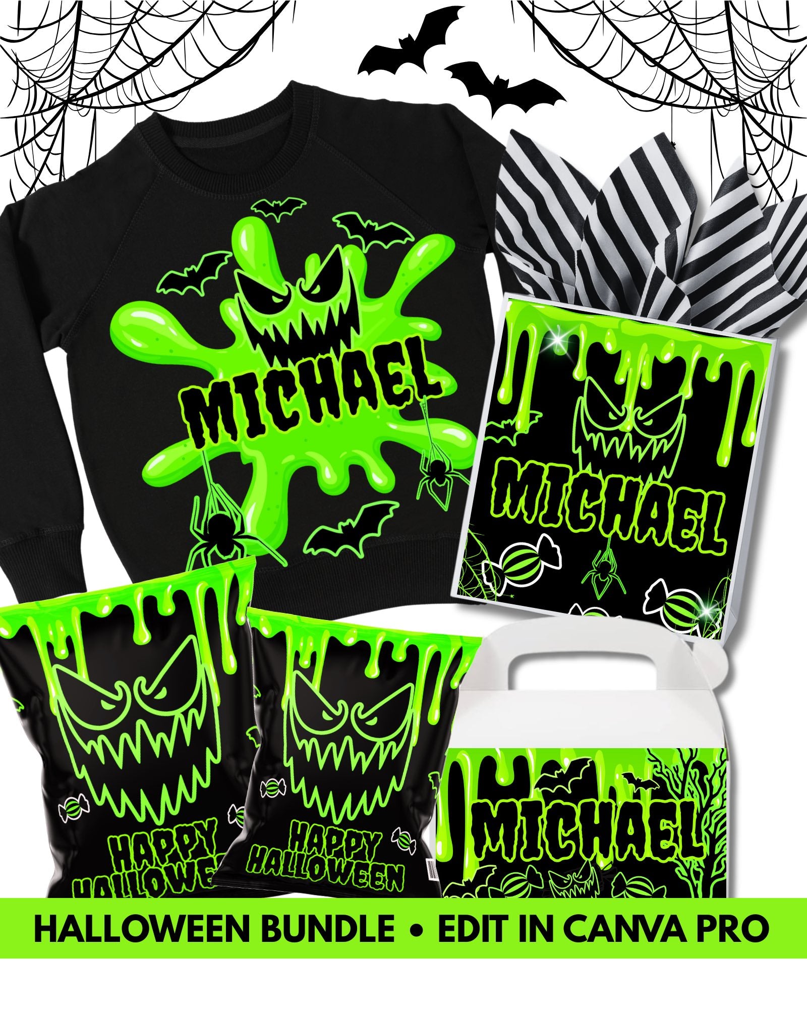 Neon Slime Halloween Bundle