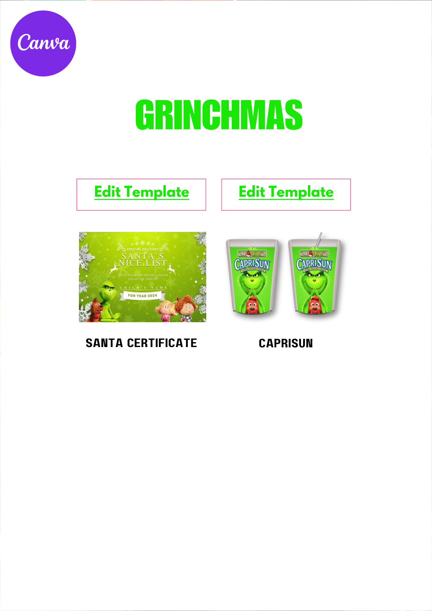17 Holiday Party Santa Box Templates