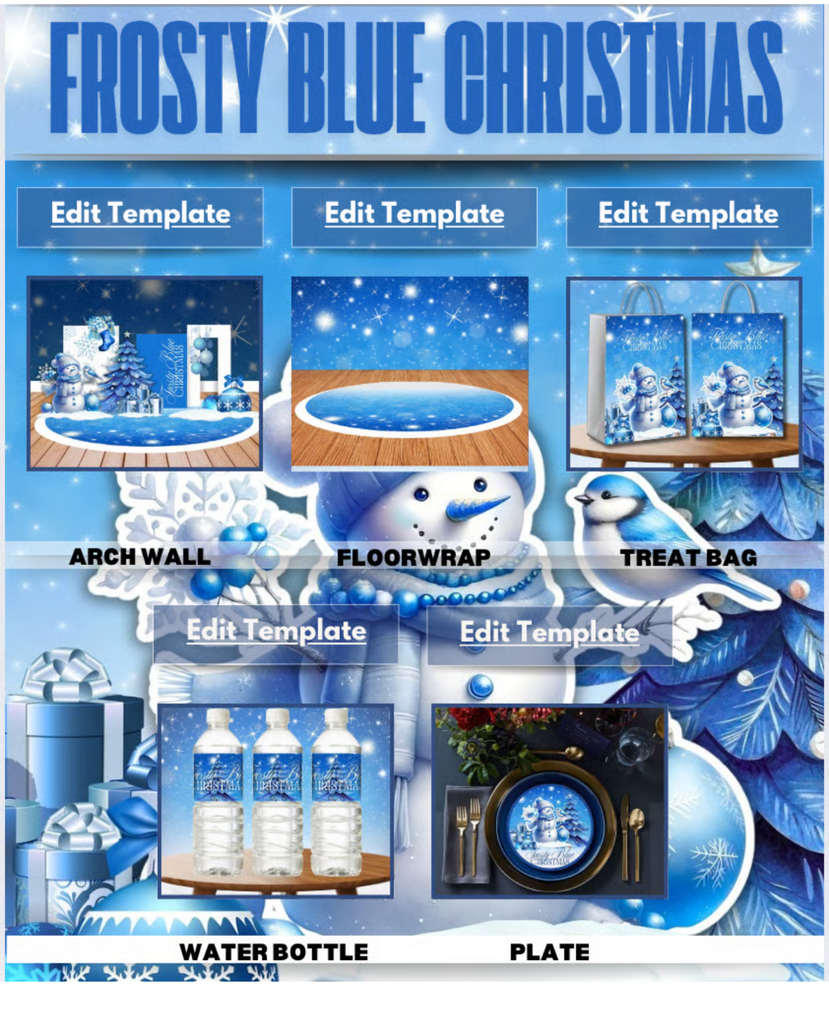 FROSTY BLUE CHRISTMAS