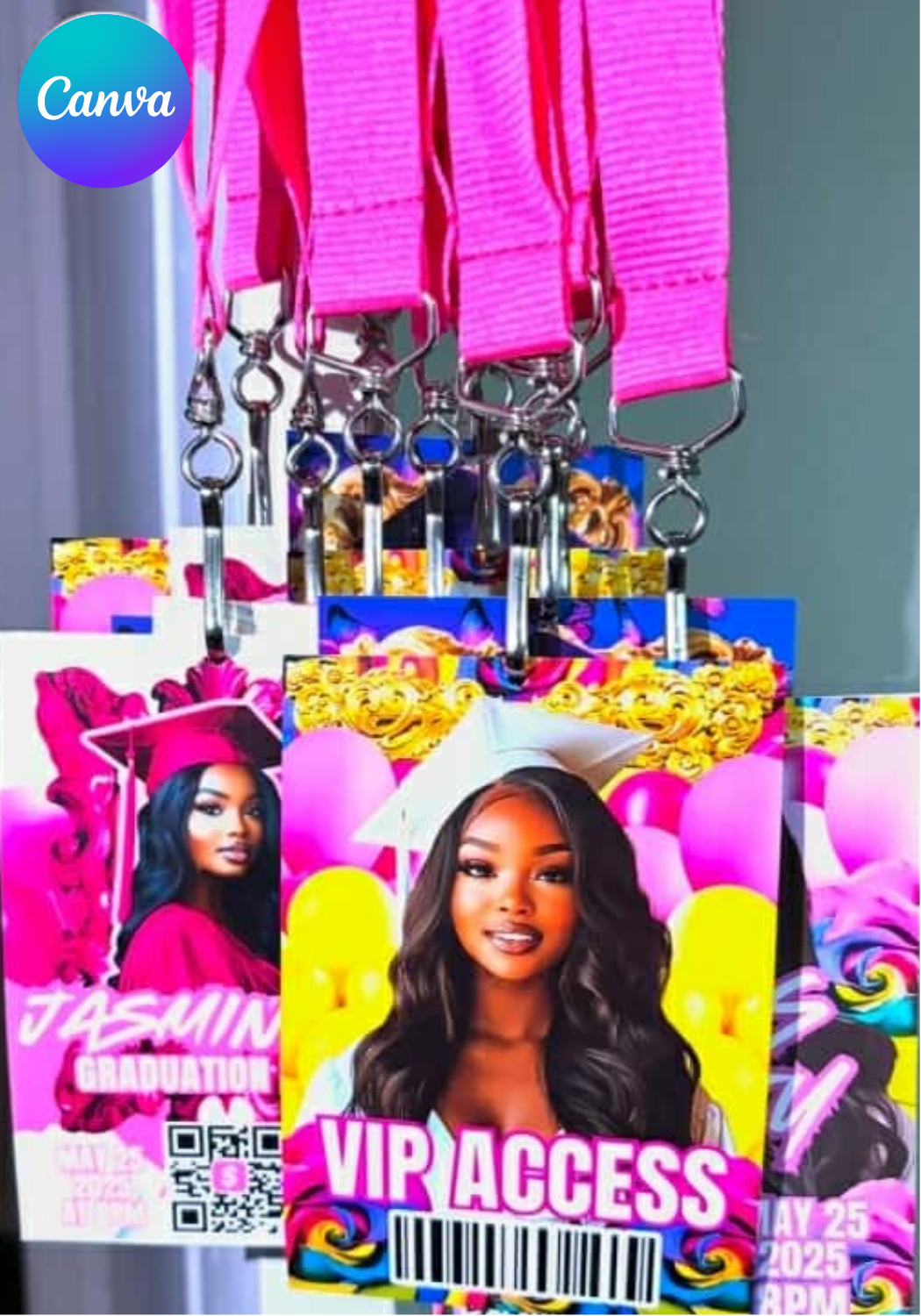 VIP ACCESS GRAD LANYARDS