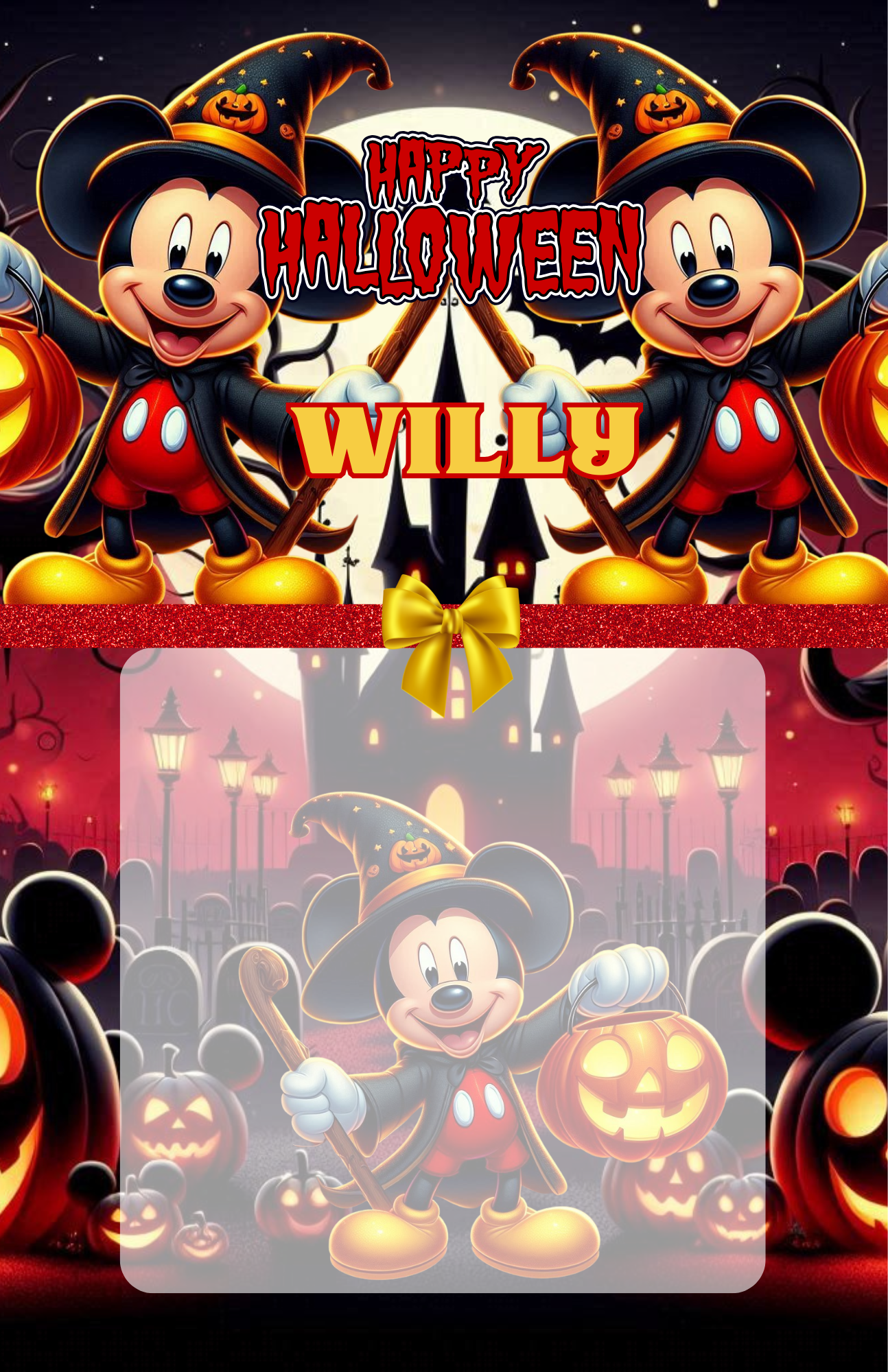 Halloween Kid Character Jumbo Cards (11)- 11x17