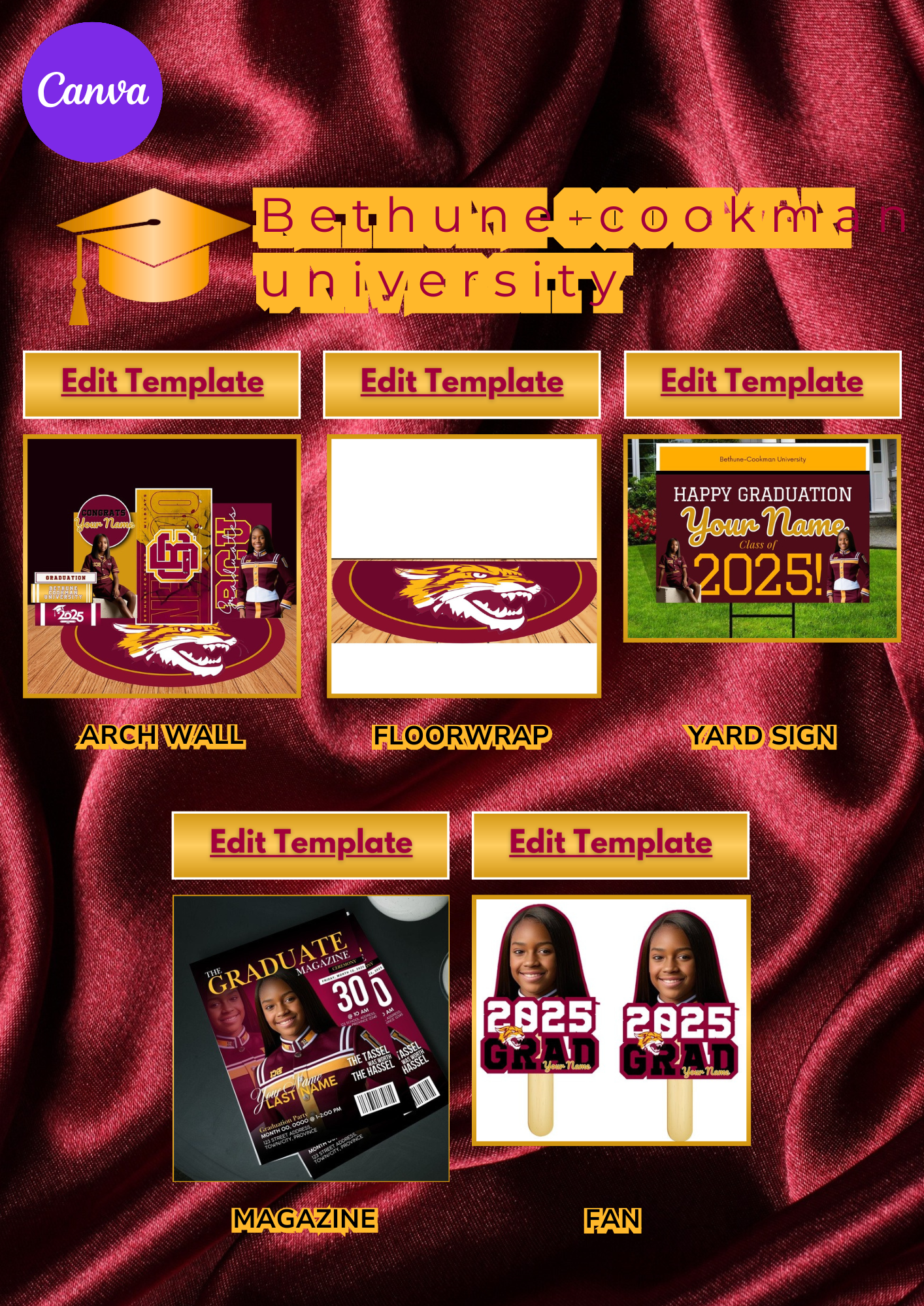 Lux Grad Party Design Collection - 17 Templates