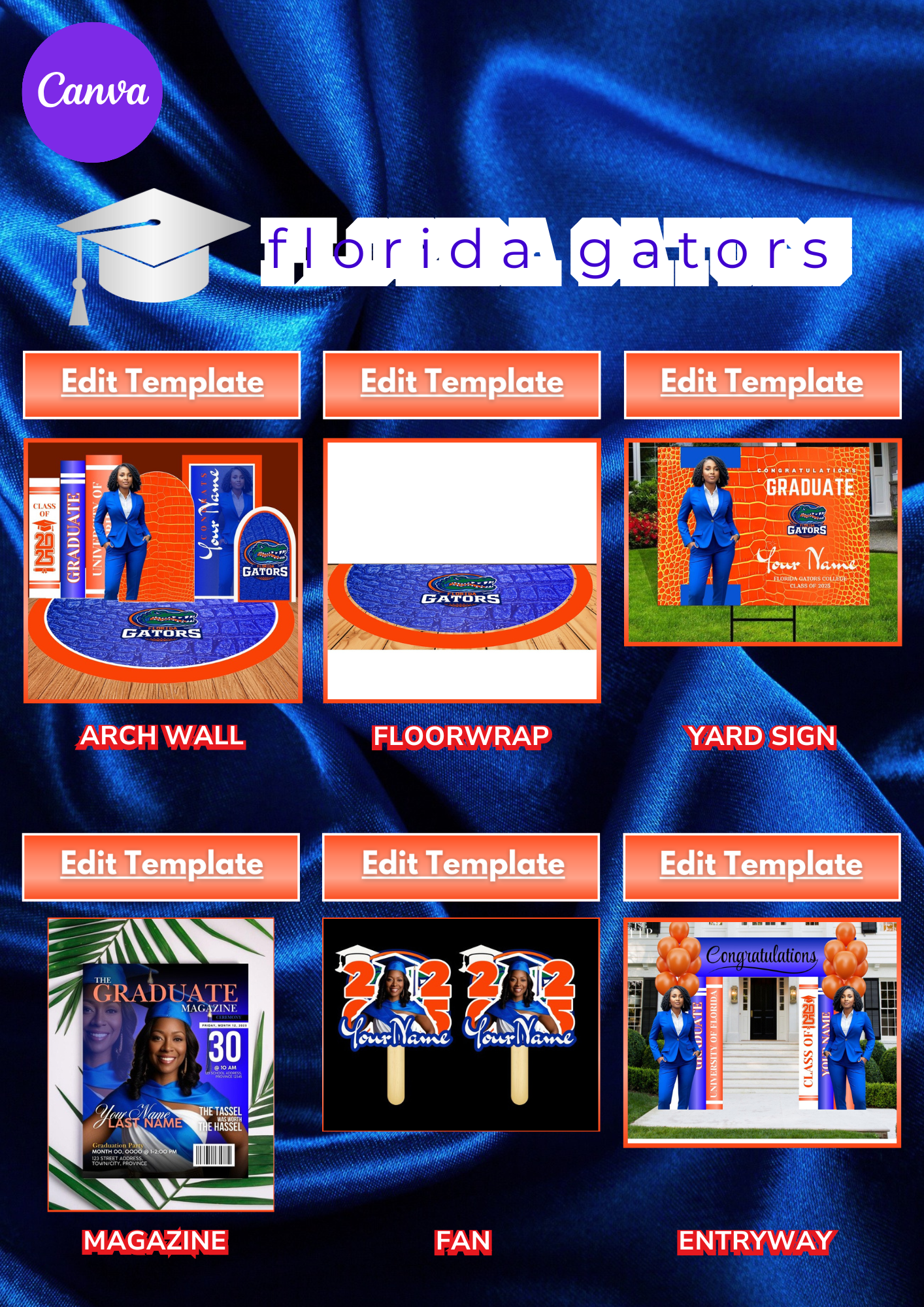 Lux Grad Party Design Collection - 17 Templates