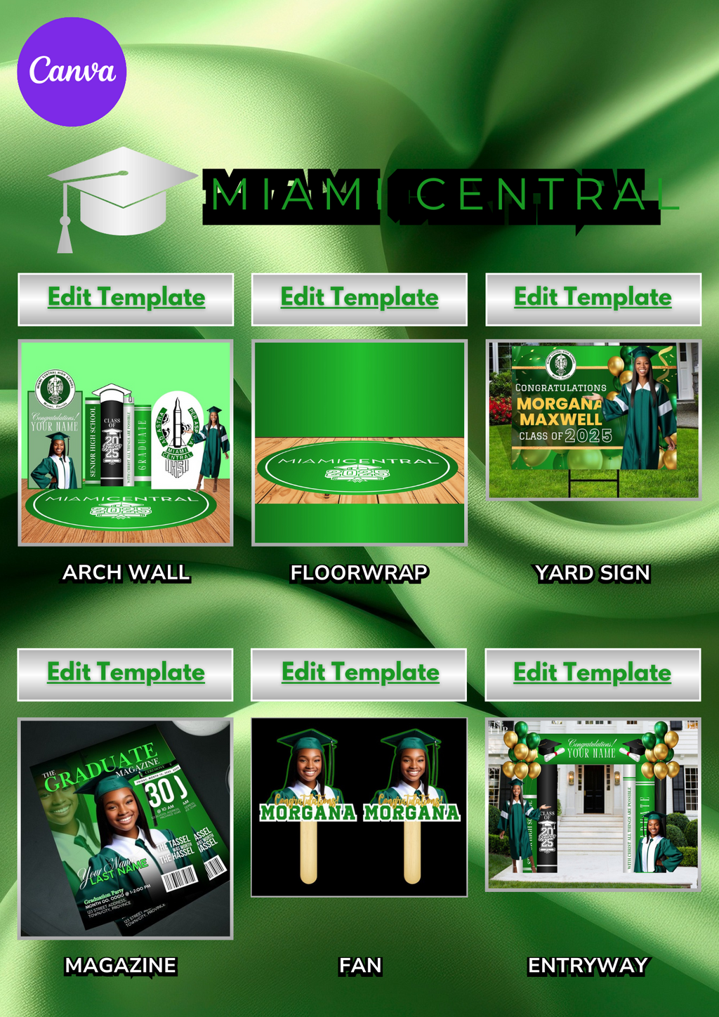 Lux Grad Party Design Collection - 17 Templates