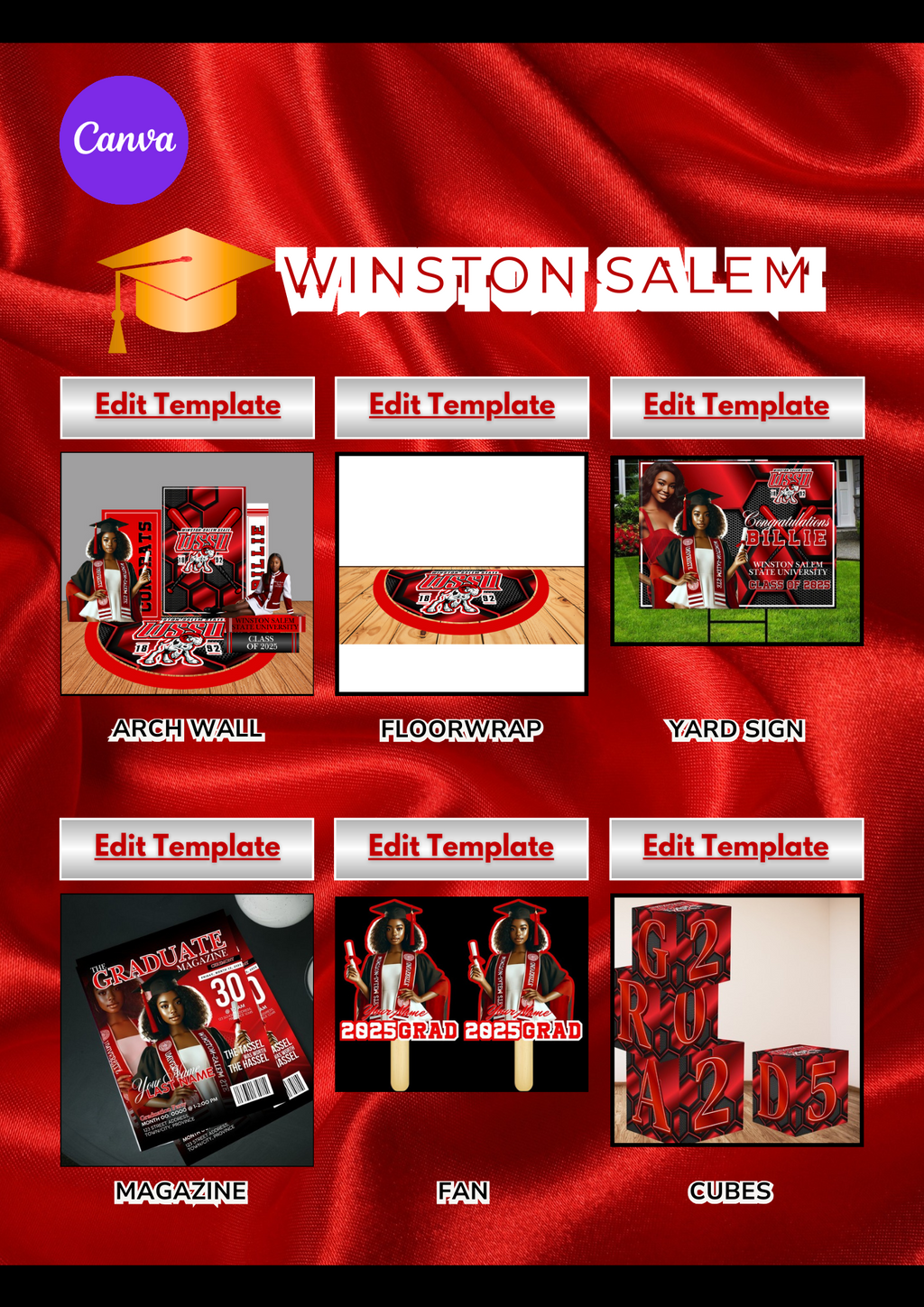 Lux Grad Party Design Collection - 17 Templates