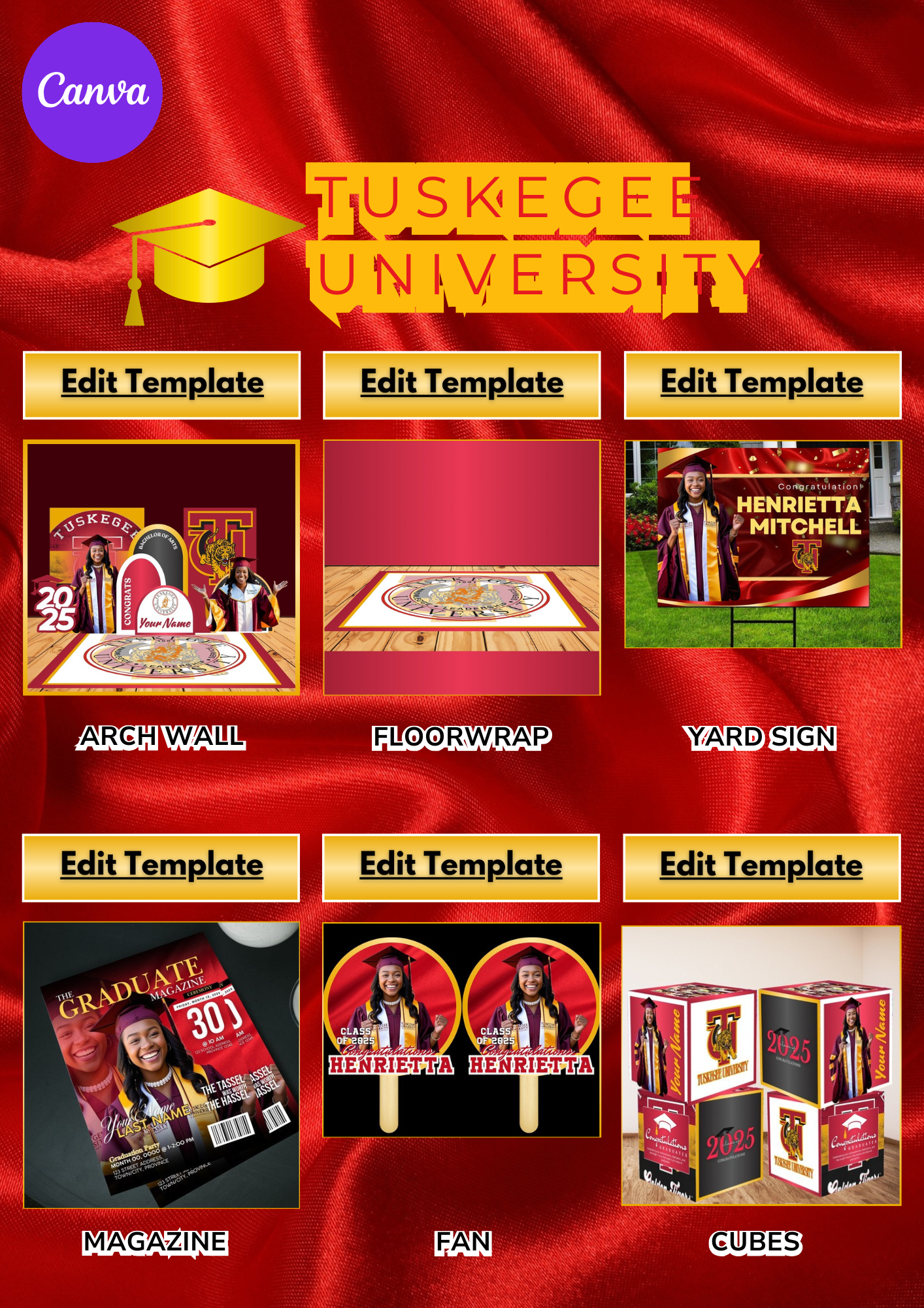 Lux Grad Party Design Collection - 17 Templates