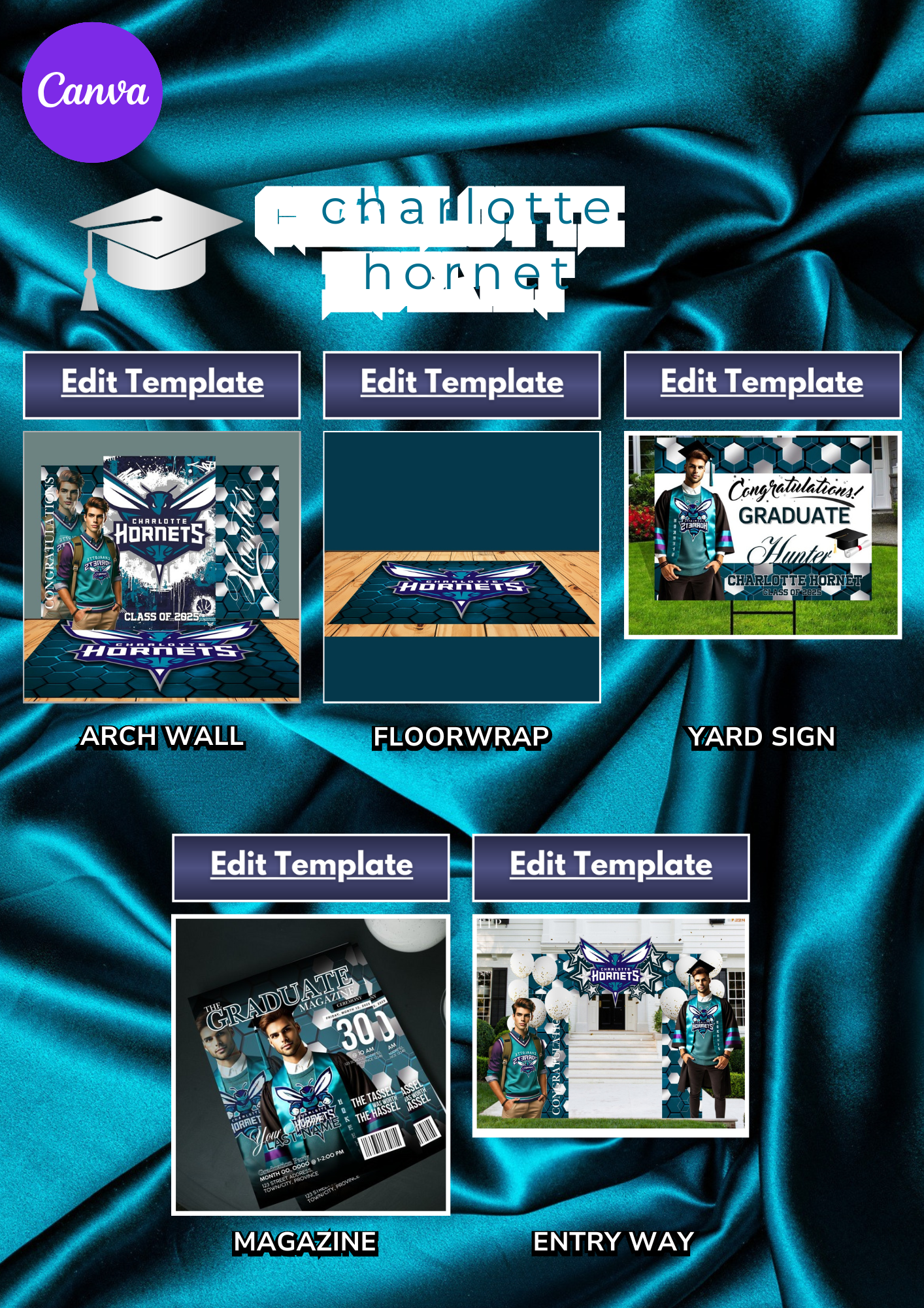 Lux Grad Party Design Collection - 17 Templates