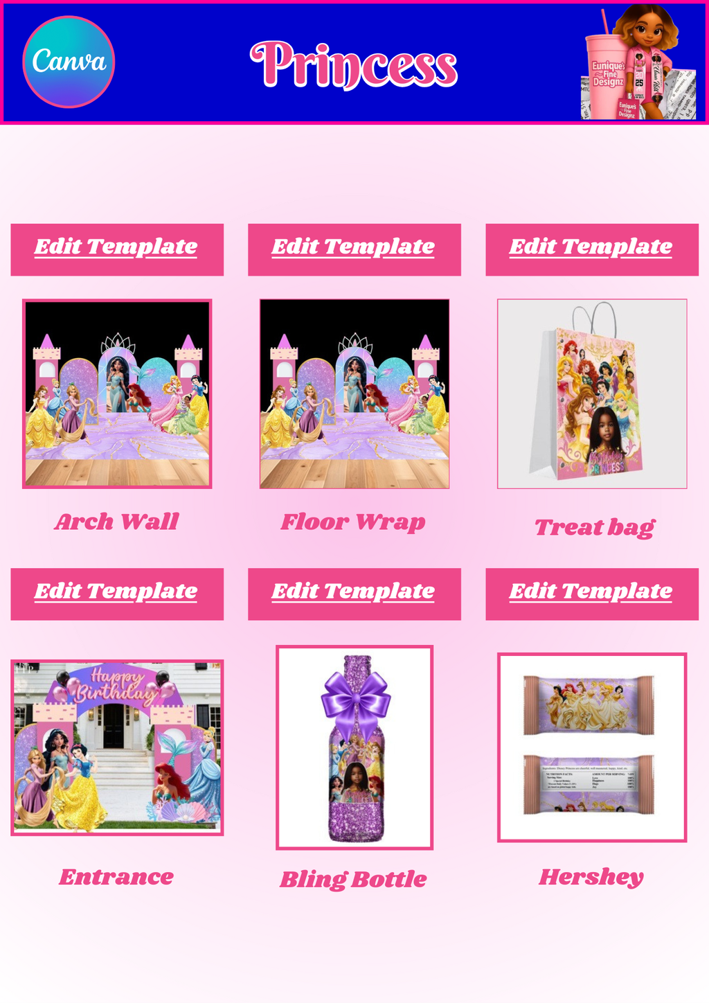 Kids Party Template Design Bundle (25)