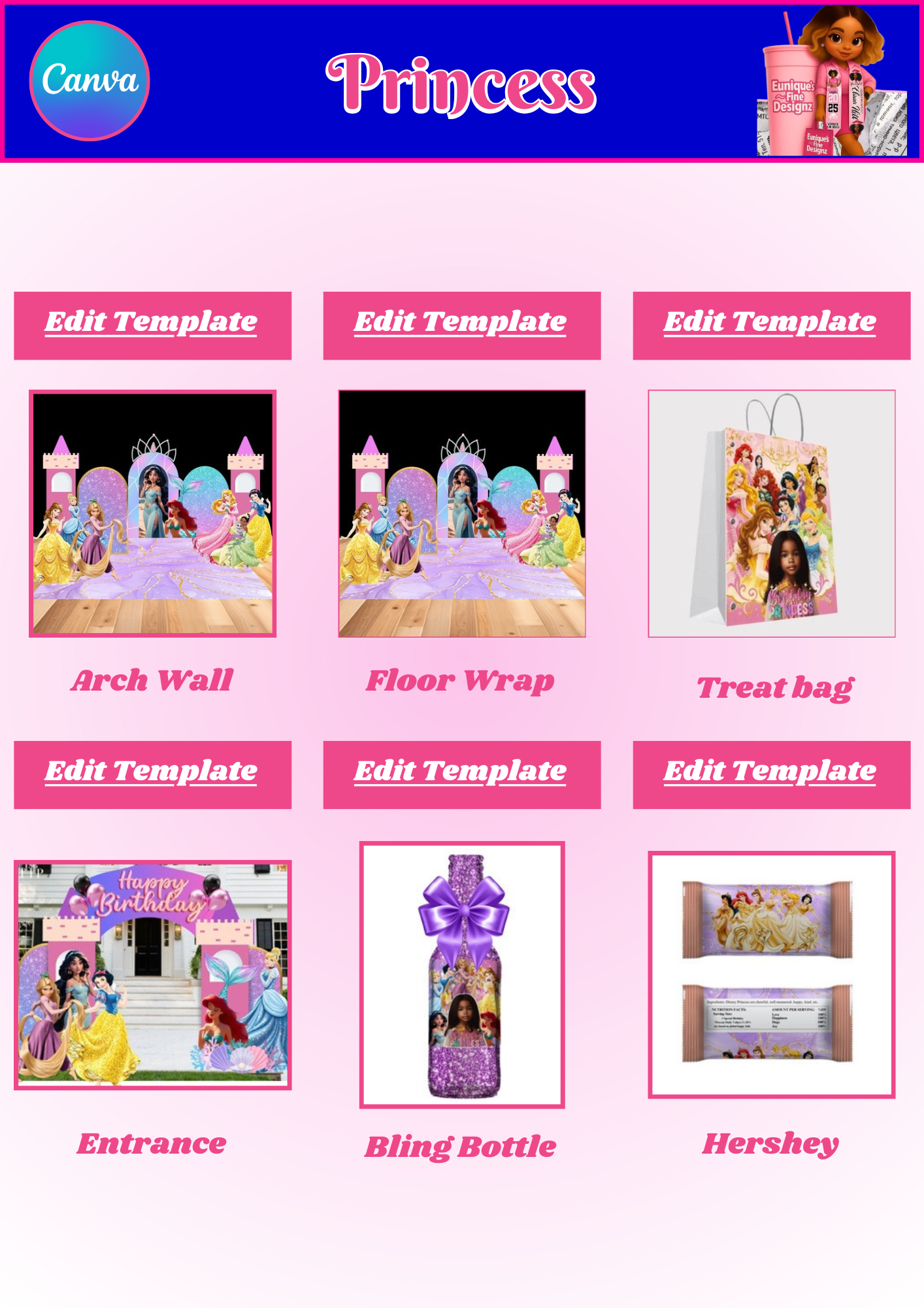 Kids Party Template Design Bundle (25)