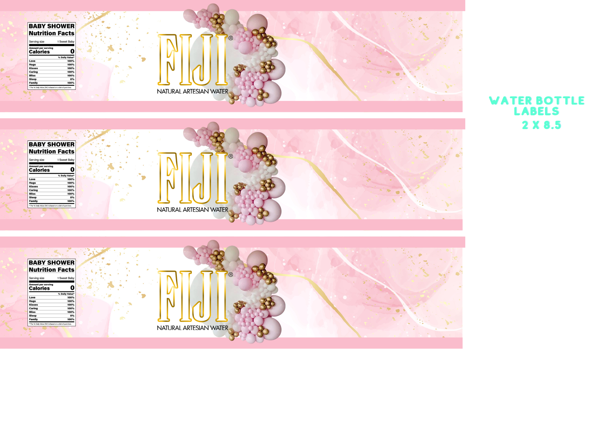 Pink Baby Shower Bundle