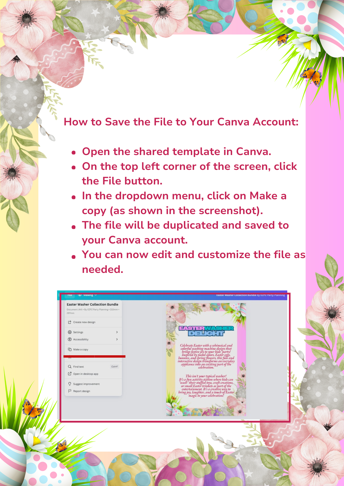 Easter Bundle Templates
