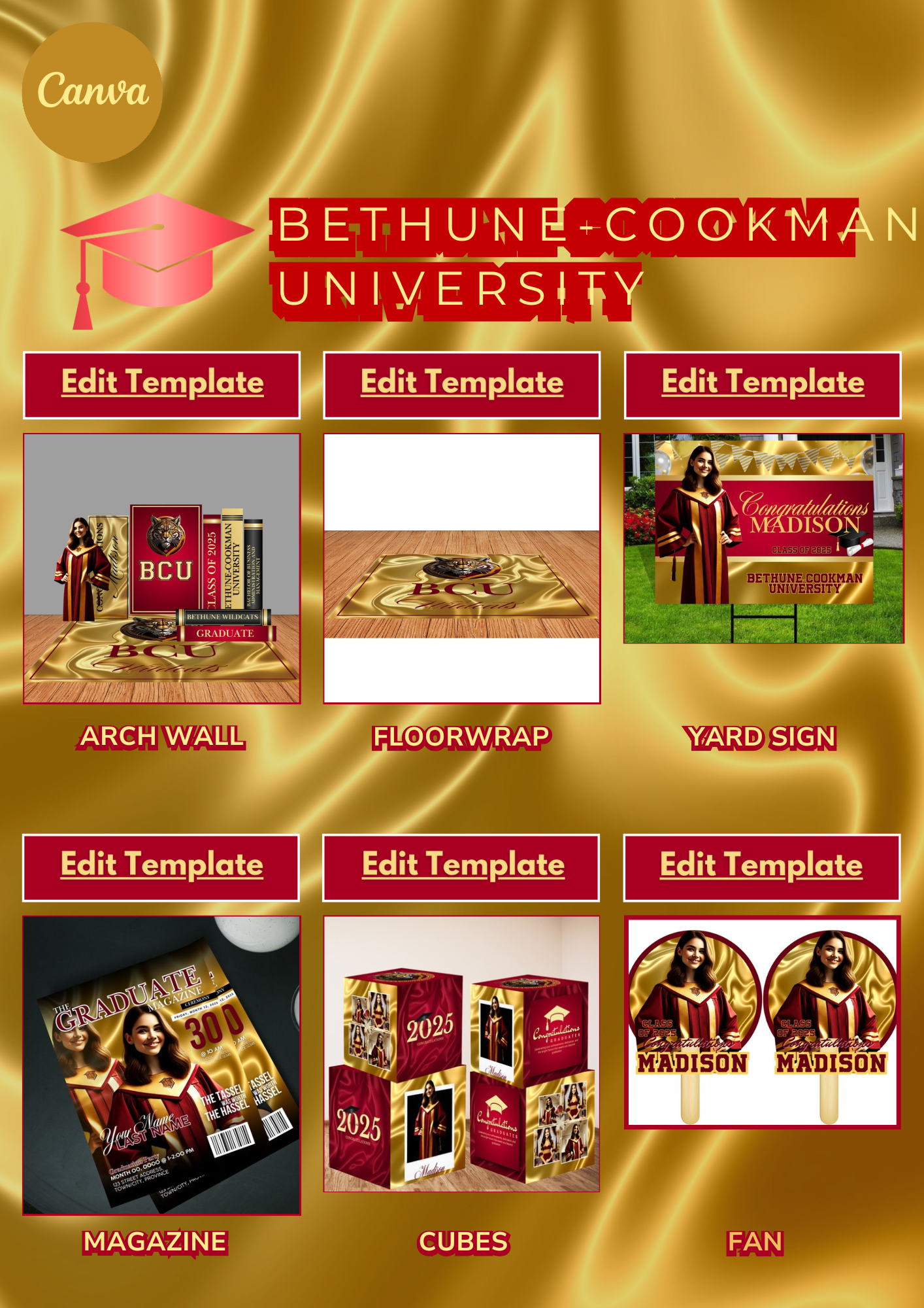 Lux Grad Party Design Collection - 17 Templates