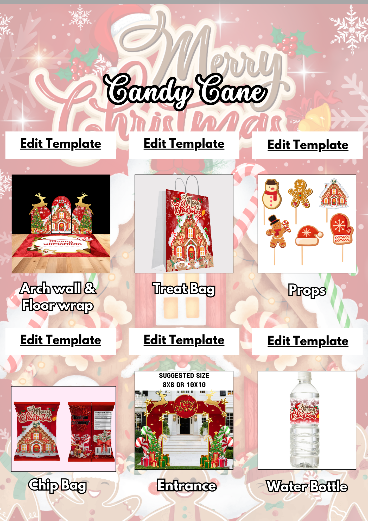 Mega Holiday Bundle - 24 Templates