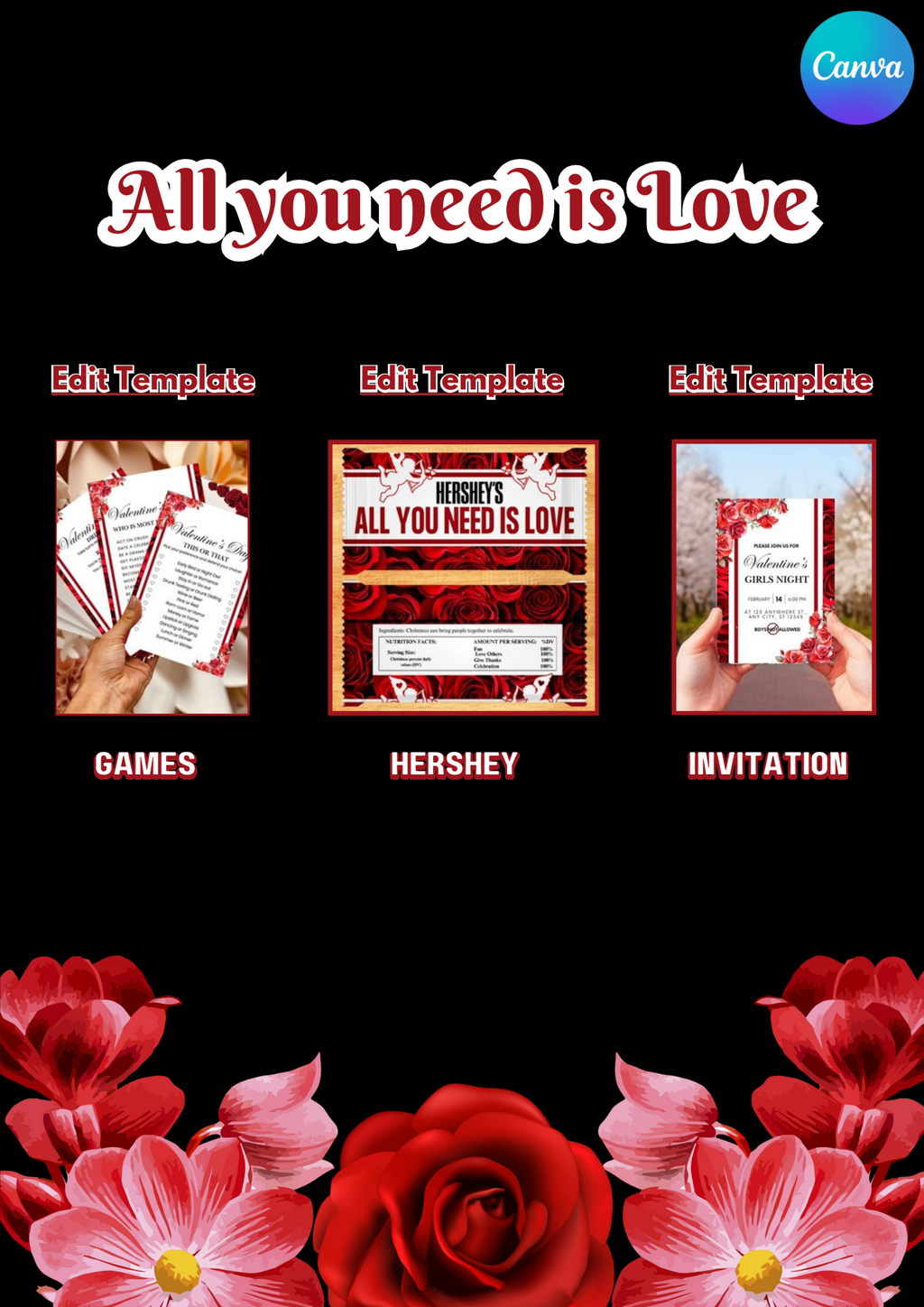 BRIDAL SHOWER PARTY TEMPLATE DESIGN BUNDLE