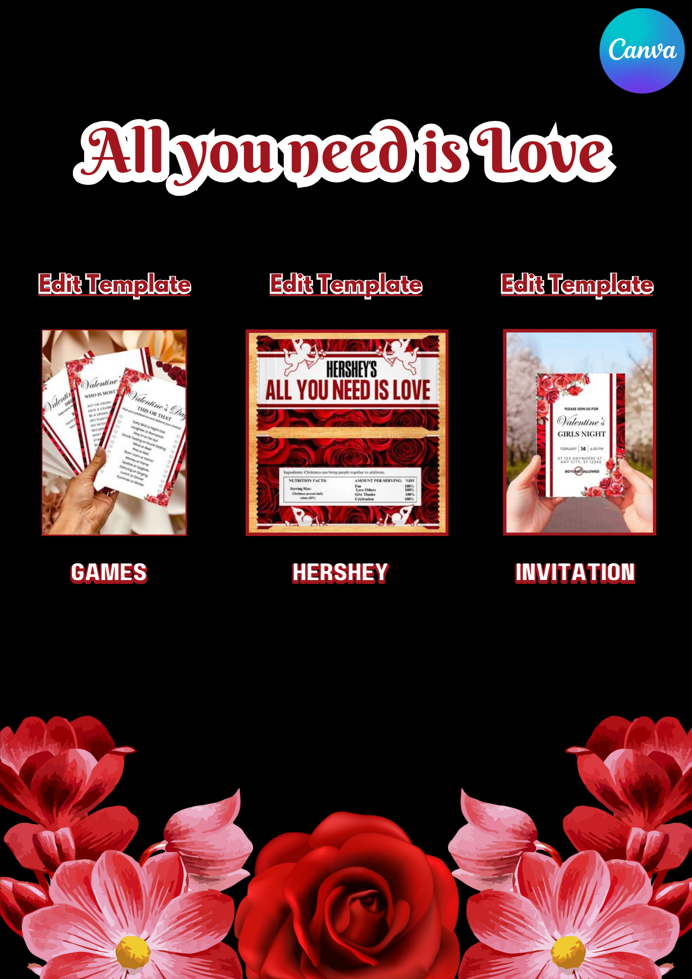 BRIDAL SHOWER PARTY TEMPLATE DESIGN BUNDLE