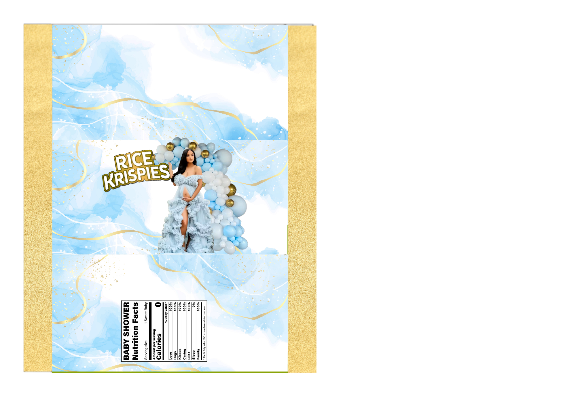 Boho Blue Baby Shower Bundle