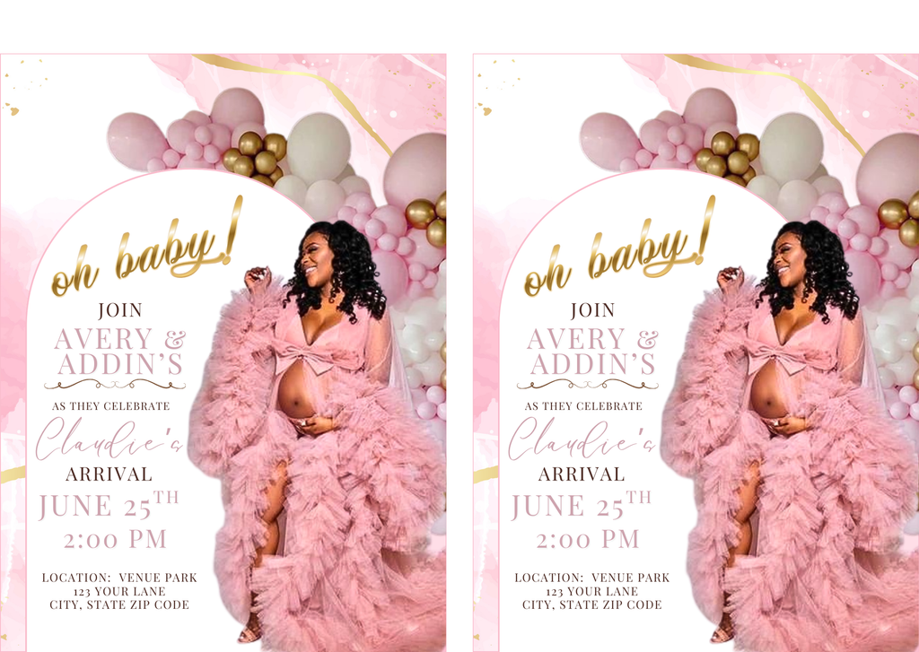 Pink Baby Shower Bundle