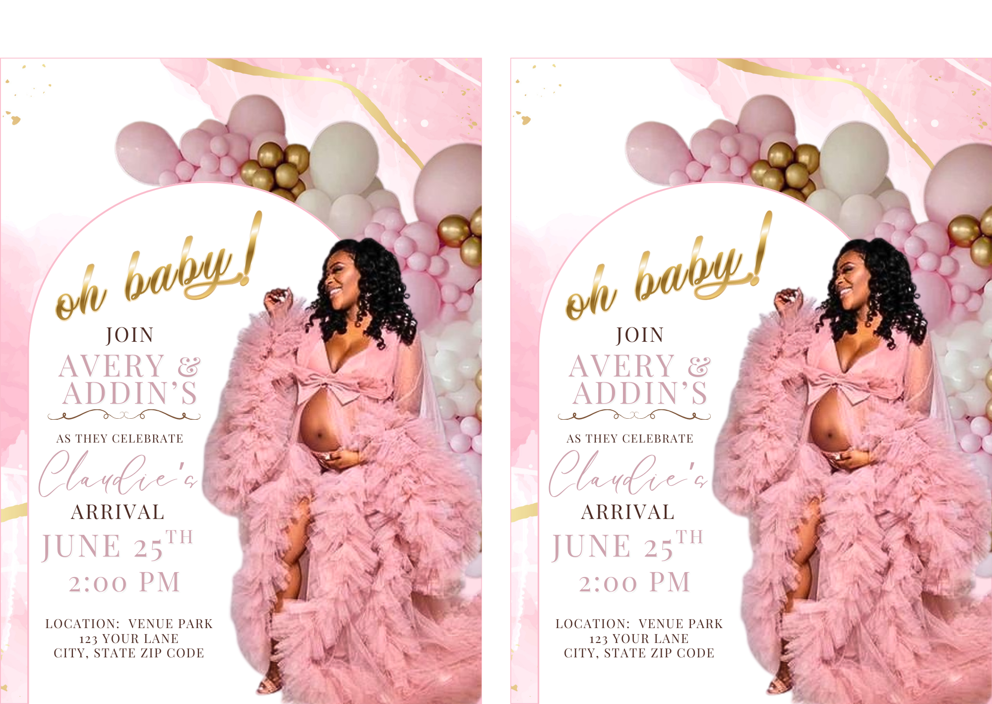 Pink Baby Shower Bundle