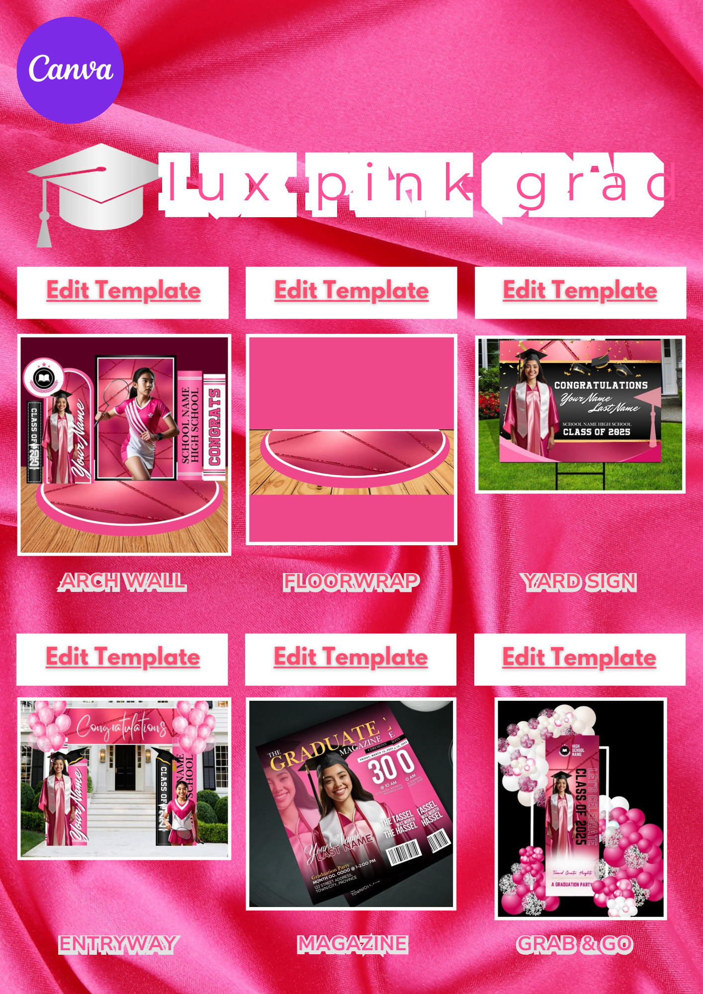Lux Grad Party Design Collection - 17 Templates
