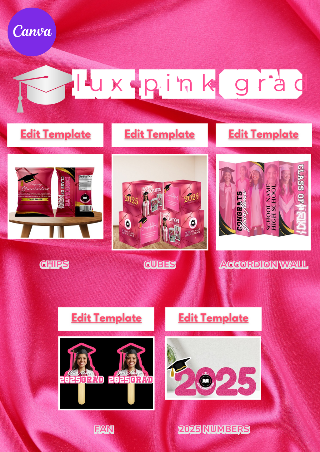 Lux Grad Party Design Collection - 17 Templates