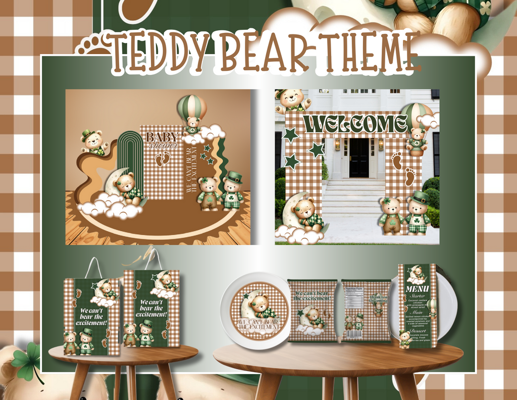 Luxury Baby Shower Bundle  - 15 Templates