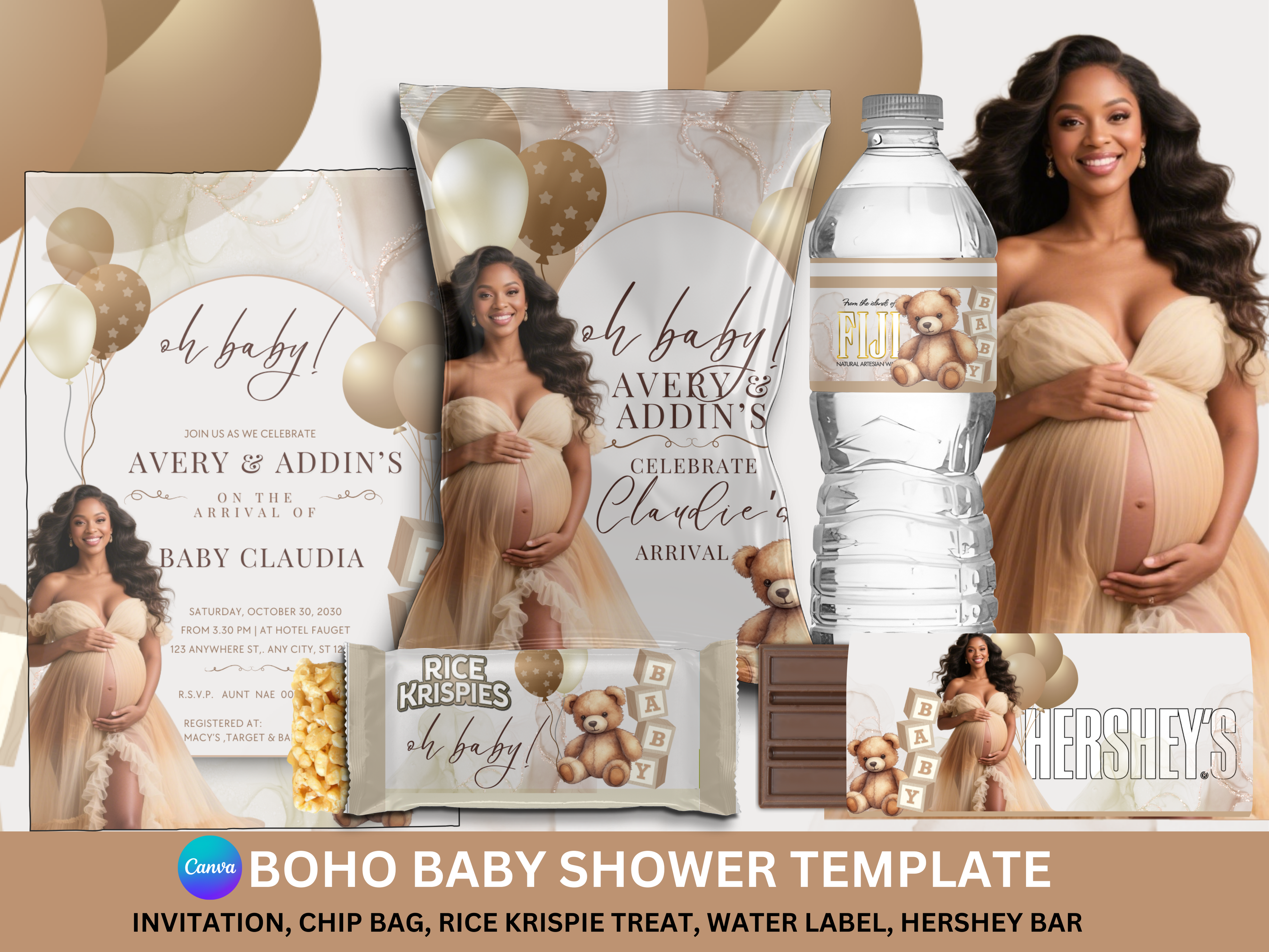 Boho Baby Shower Bundle