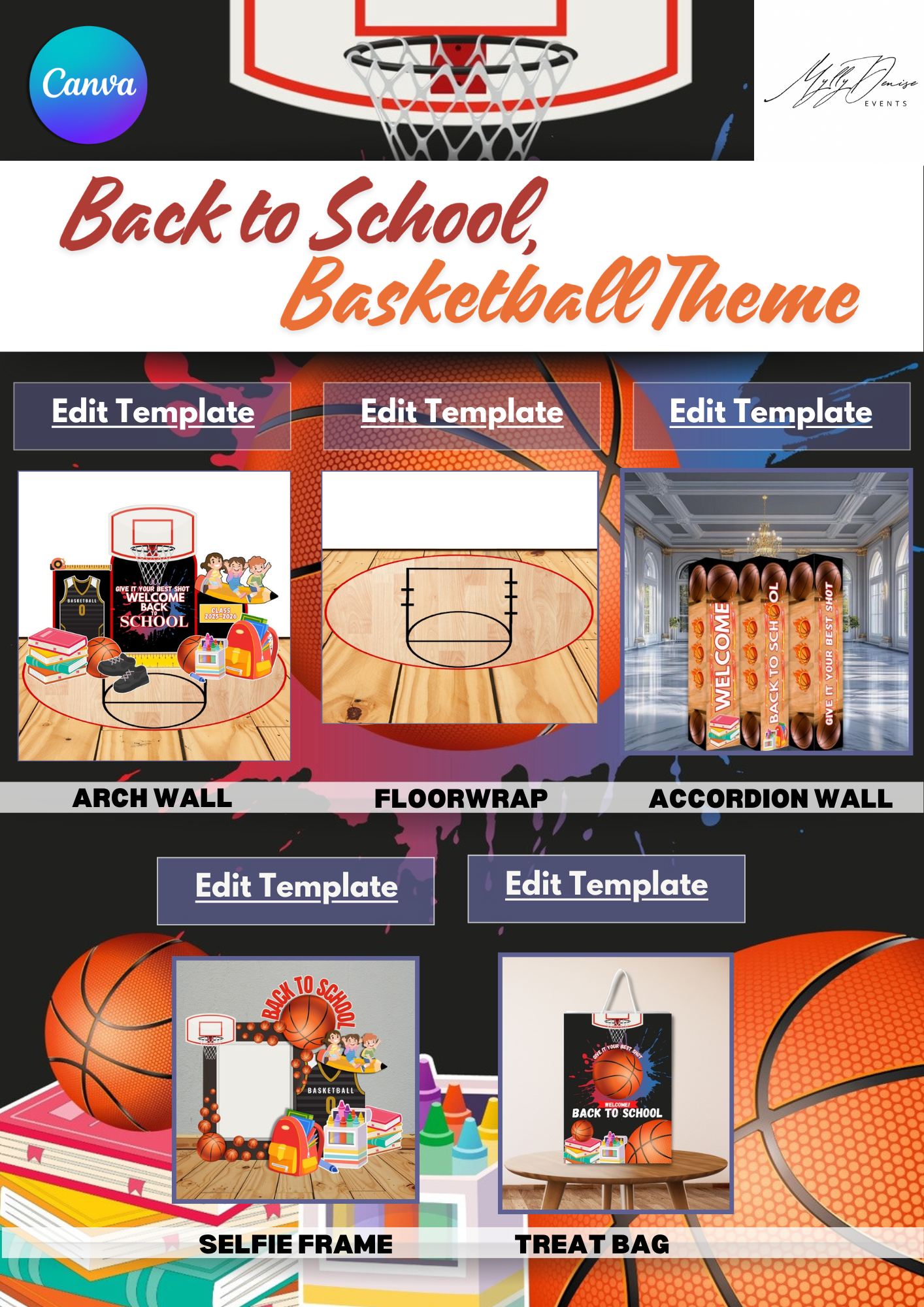 Basketball Back To School Bundle