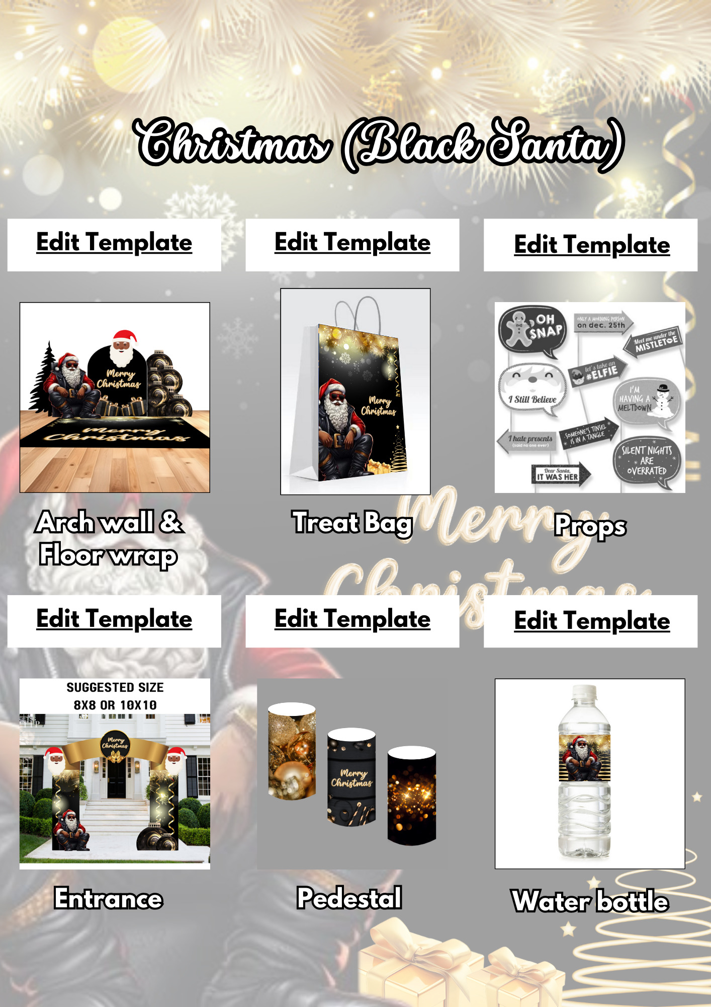 Black Santa Party Bundle