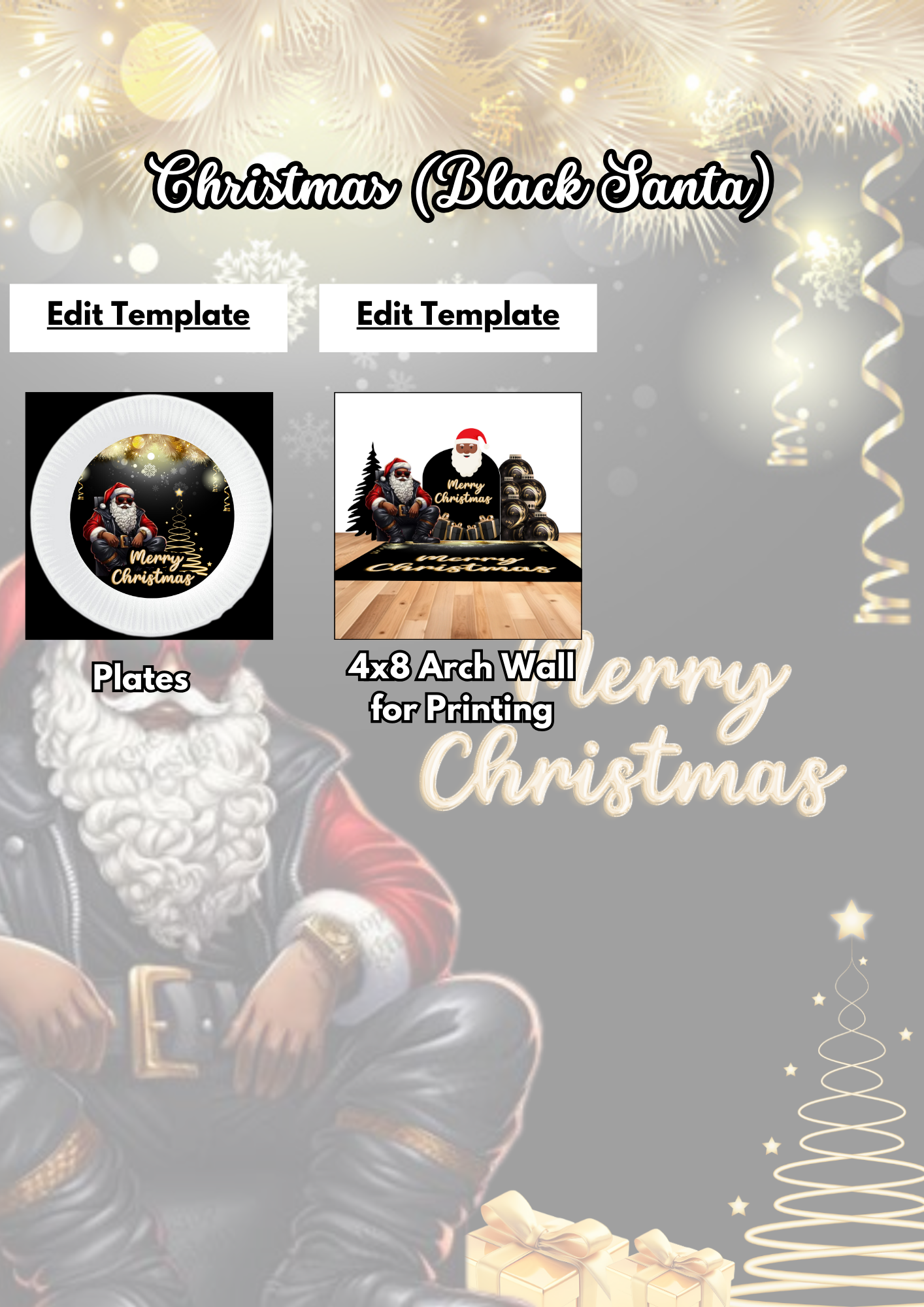 Black Santa Party Bundle