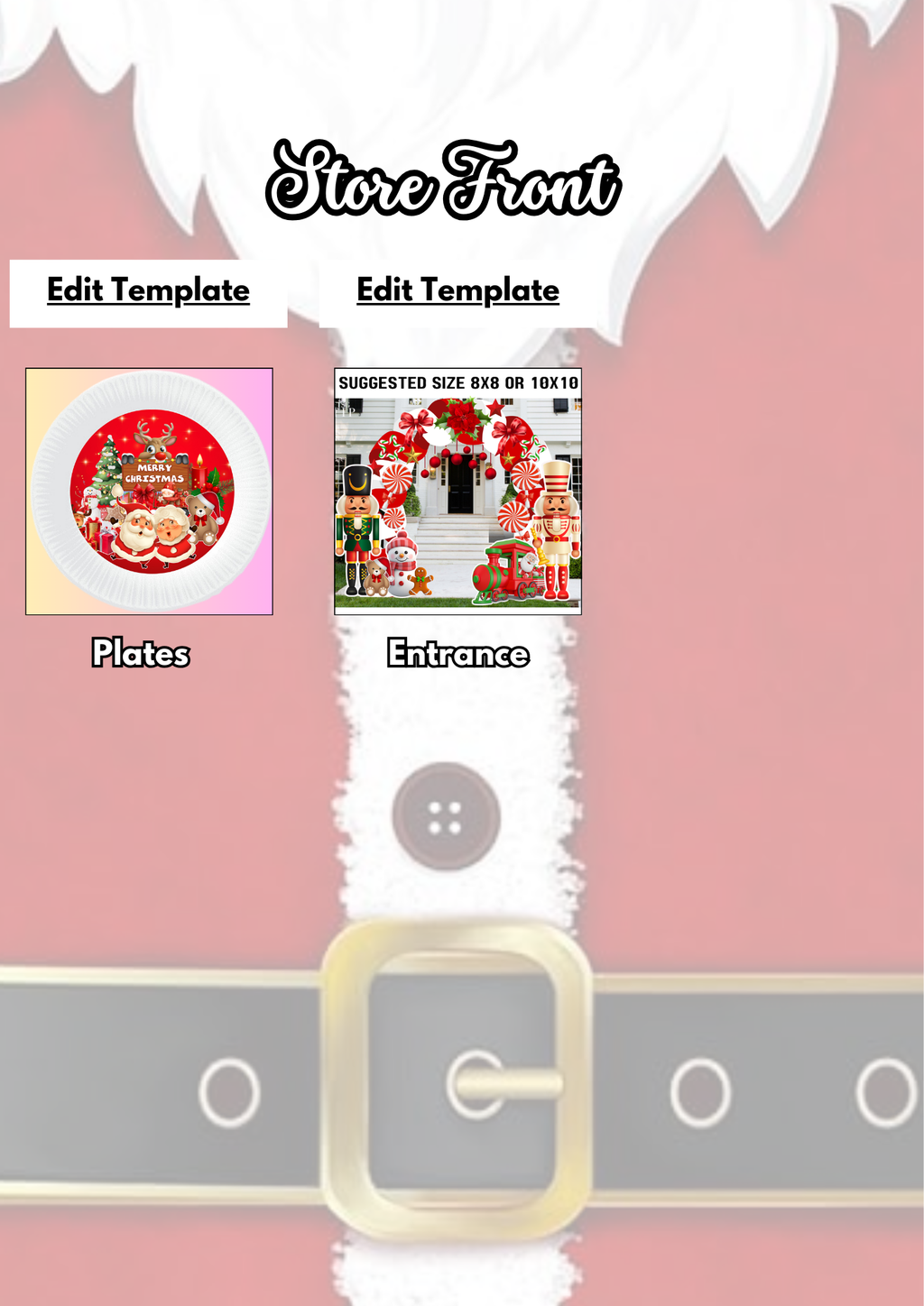 Christmas  Store Front Bundle