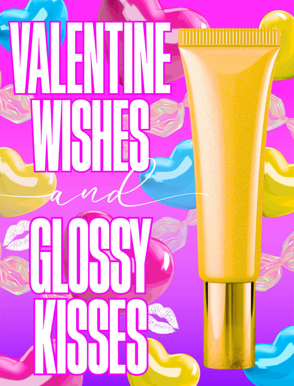 Valentine Lip Gloss Cards