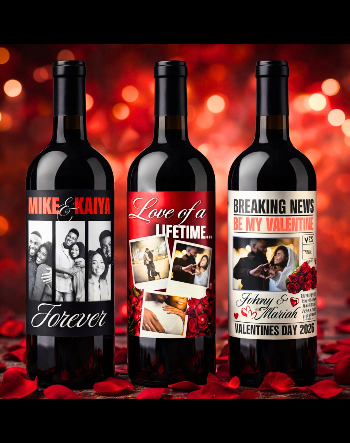Valentine Wine Labels 2