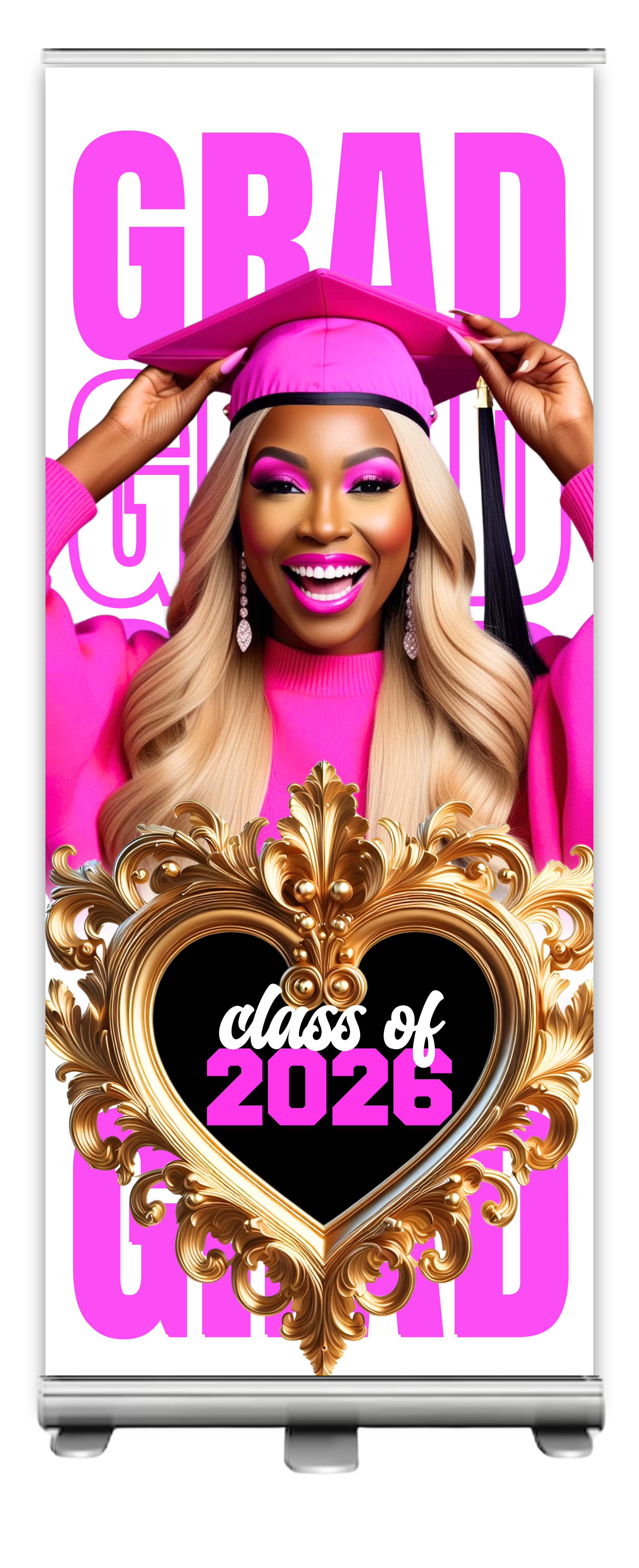 GRADUATION BANNERS - 33 X 81 in