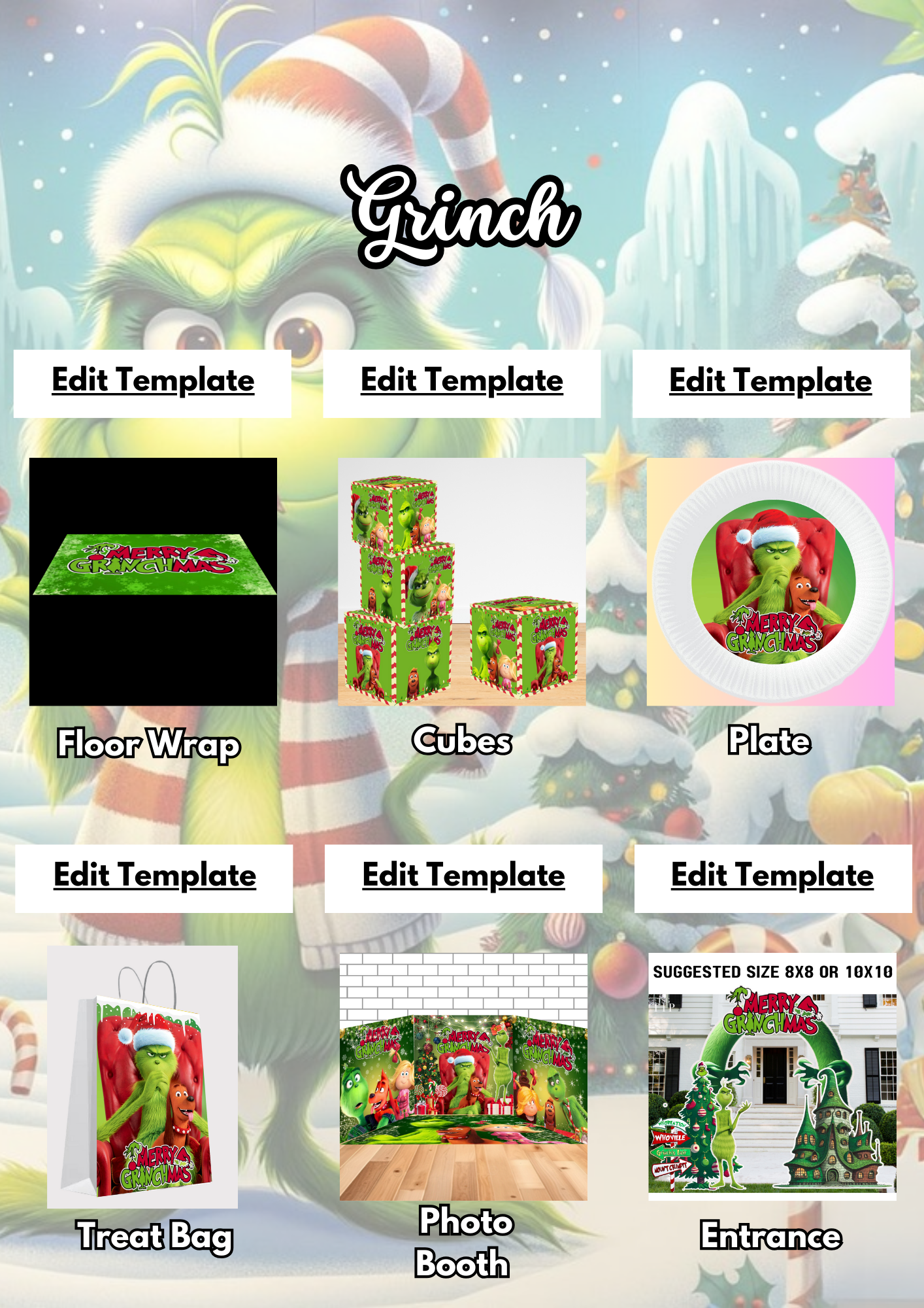 Grinch Party Bundle