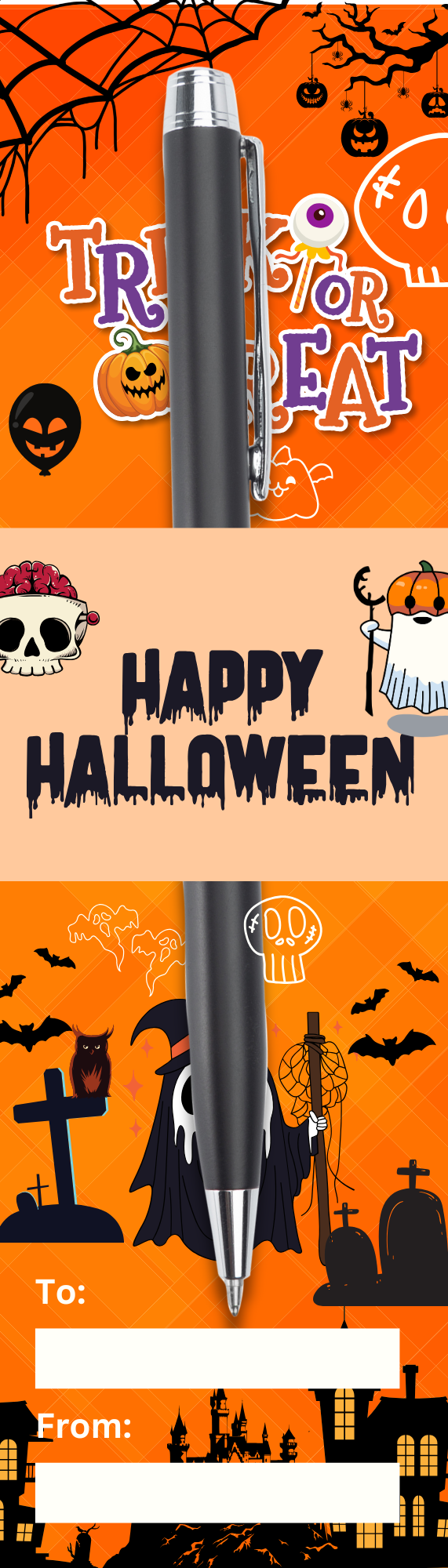 Halloween Pen Sleeves
