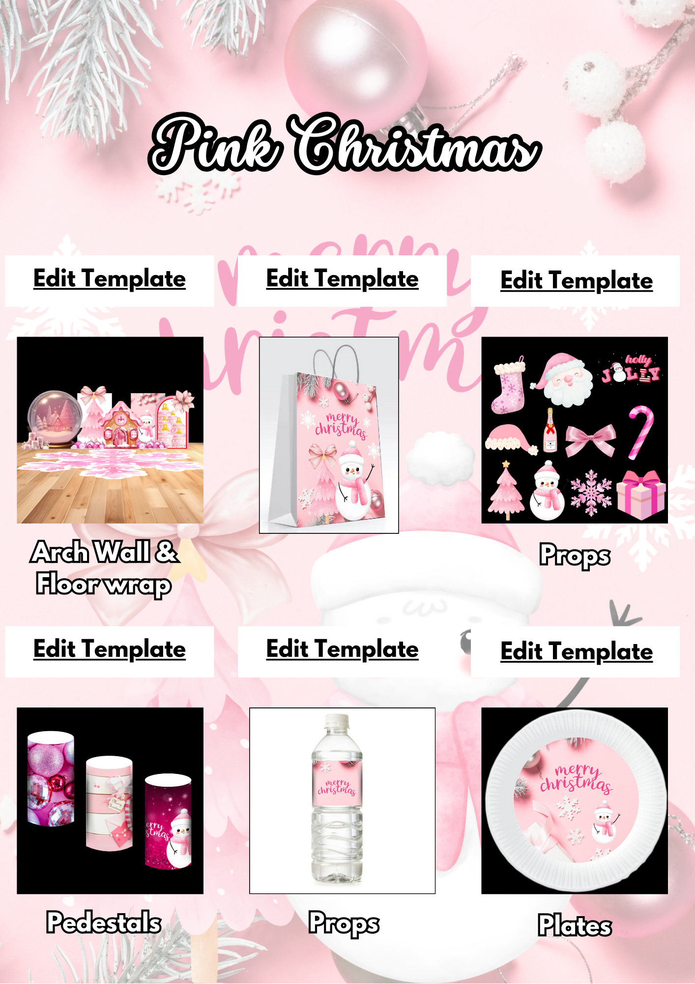 Pink Christmas Party Bundle