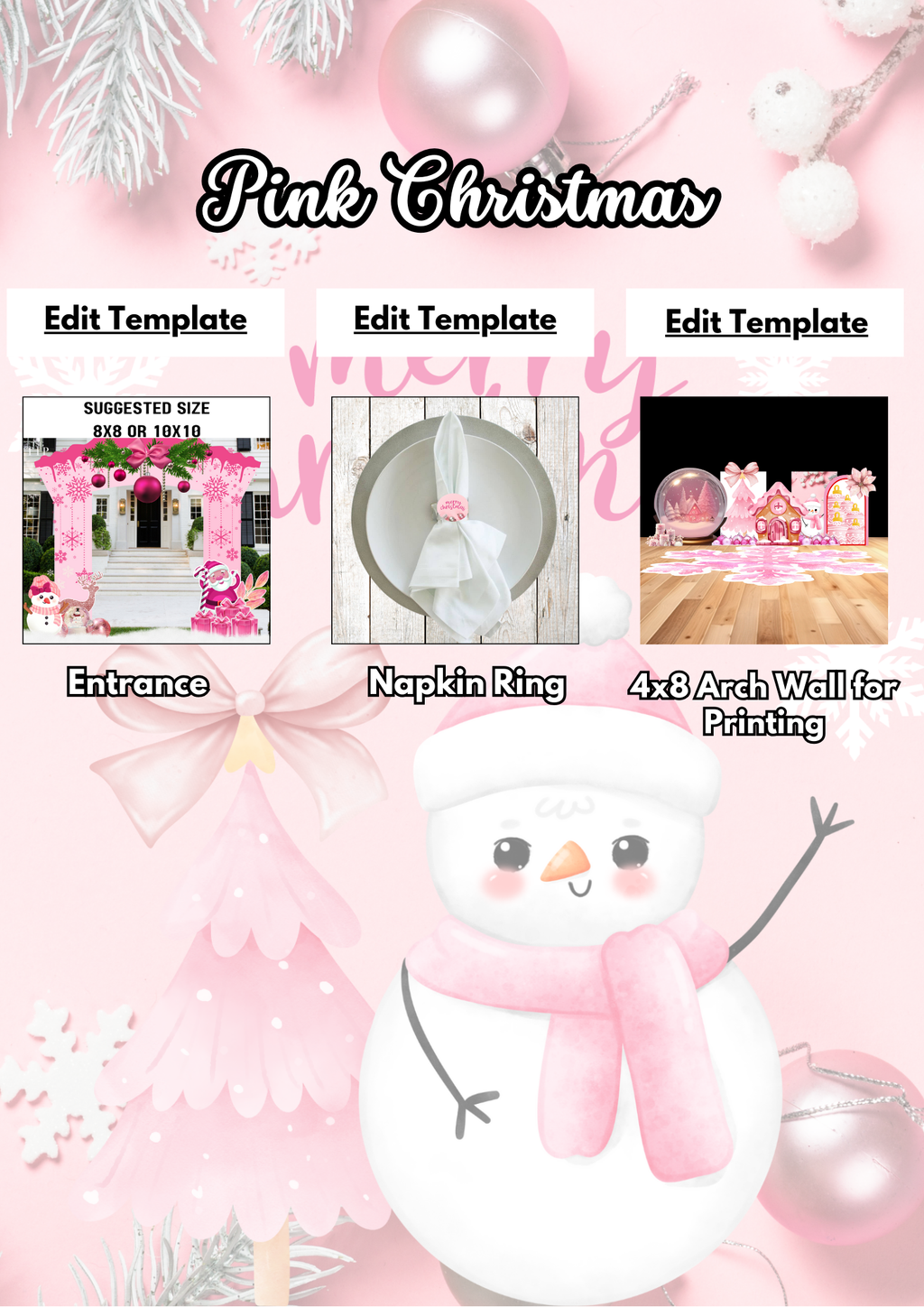 Pink Christmas Party Bundle