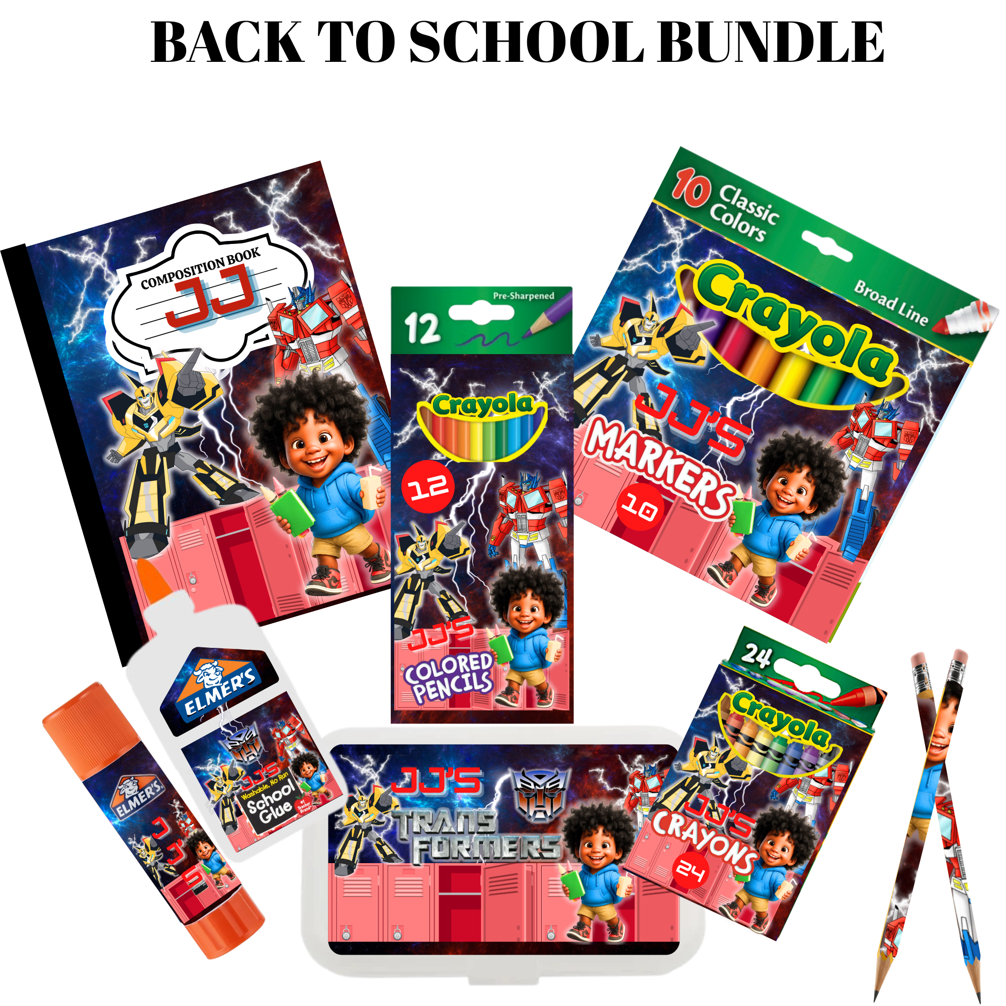 Tranformers School Supplies