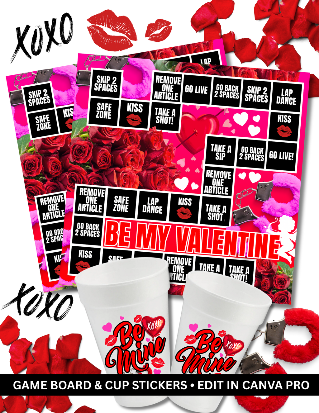 Valentine's Day Game Board