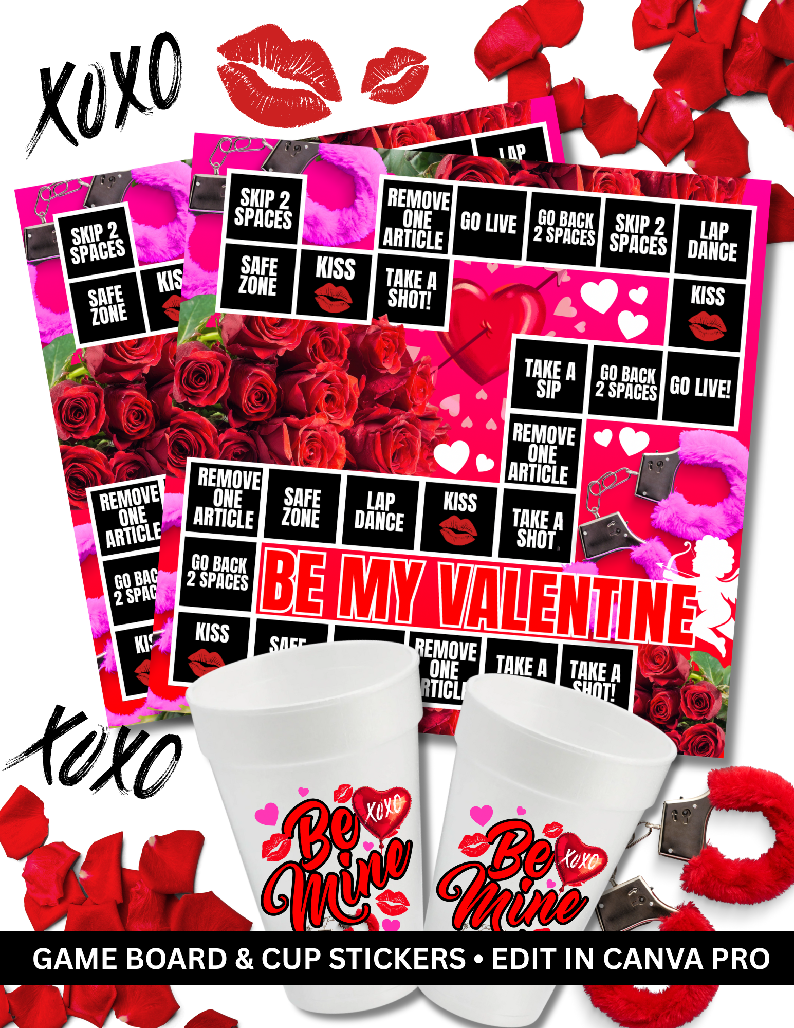 Valentine's Day Game Board