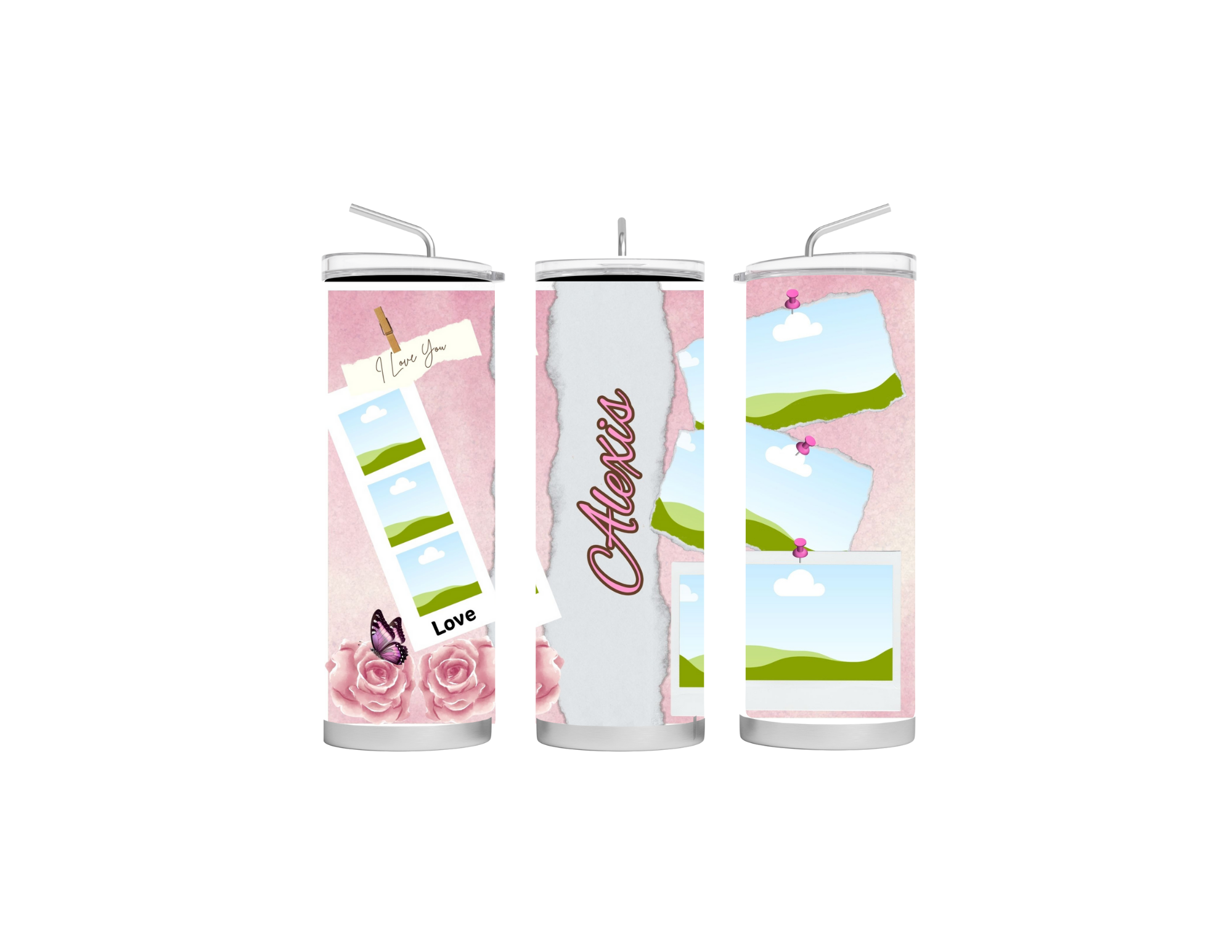 Valentine  Tumbler Template
