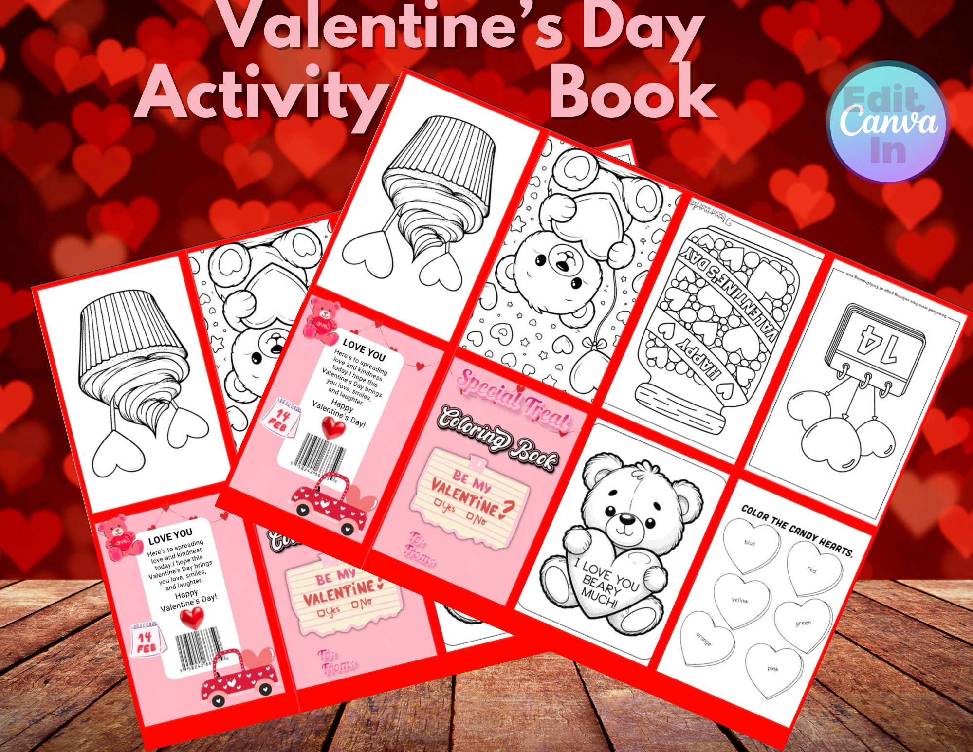 Valentine’s Day Activity Books